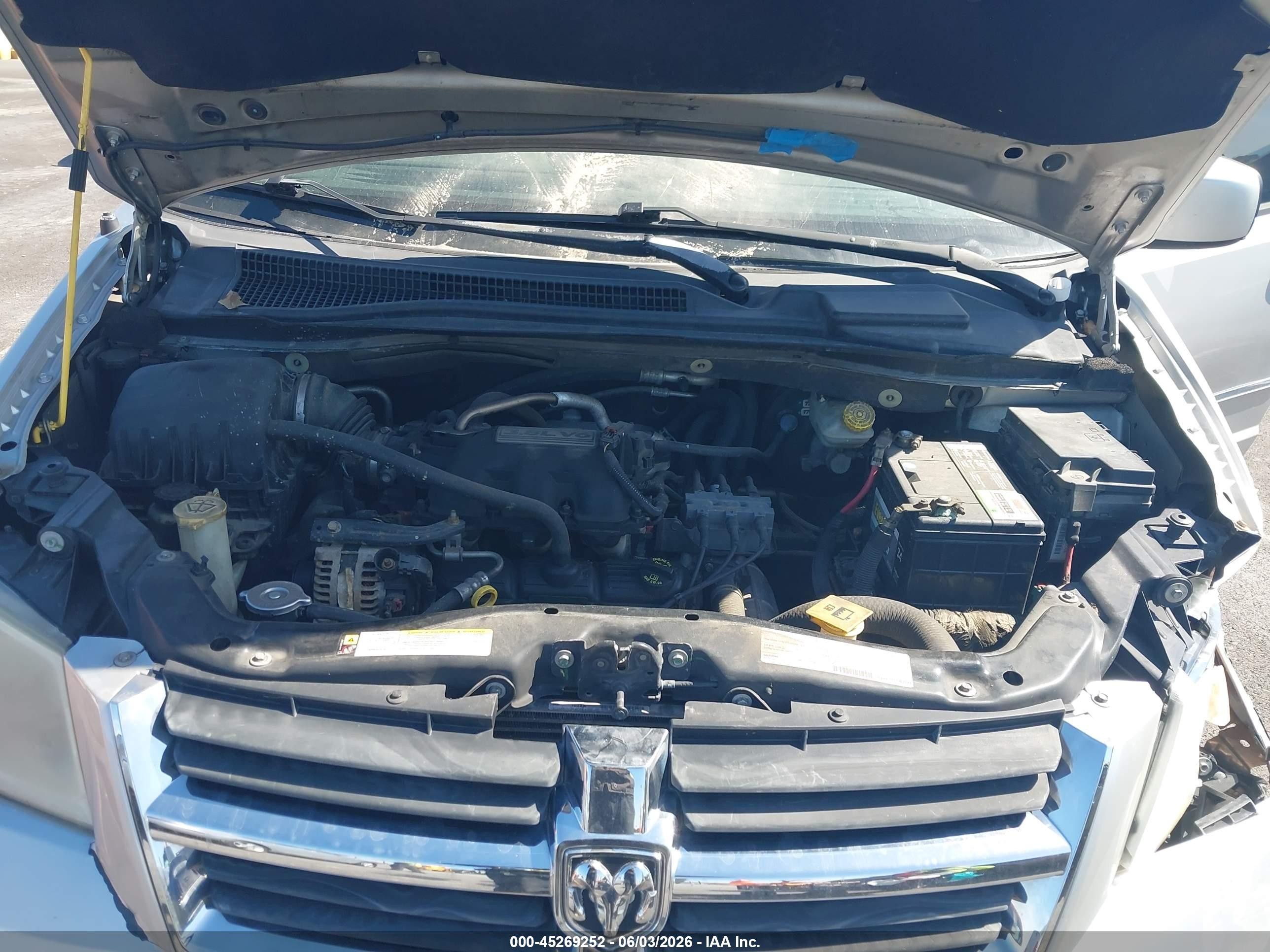 2008 Dodge Grand Caravan Sxt Black vin: 2D8HN54P98R626156