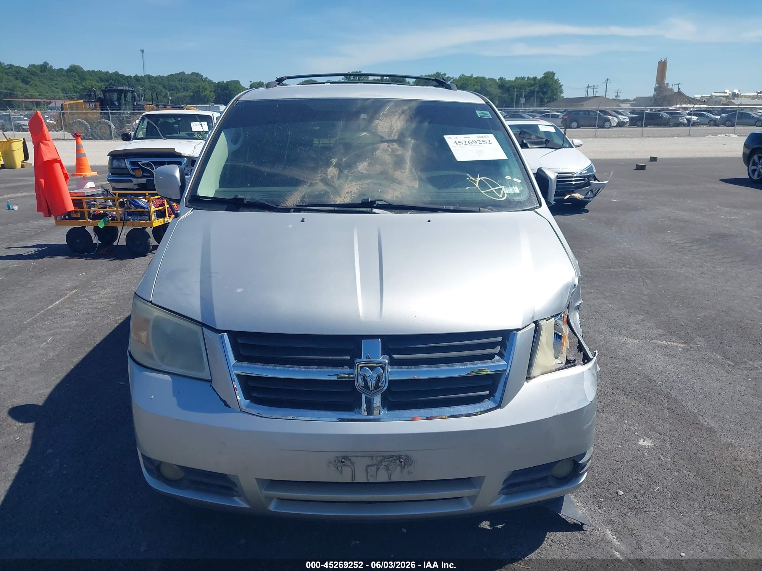 2008 Dodge Grand Caravan Sxt Black vin: 2D8HN54P98R626156
