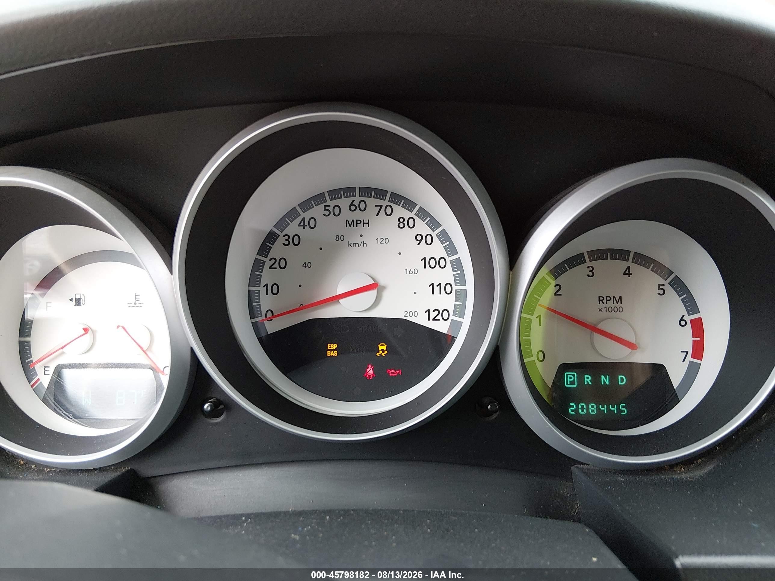 2008 Dodge Grand Caravan Sxt Red vin: 2D8HN54PX8R120447