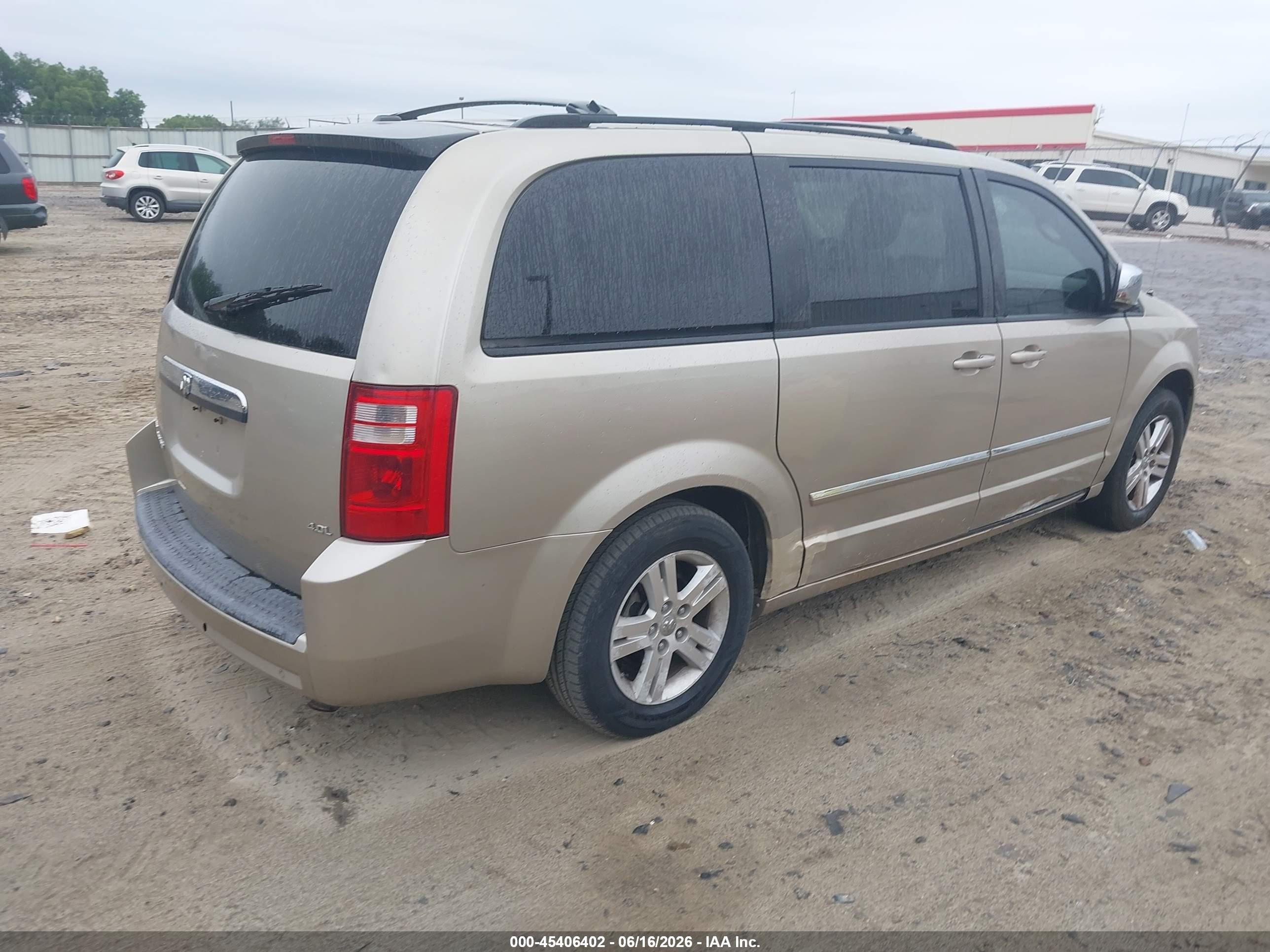 2008 Dodge Grand Caravan Sxt Gold vin: 2D8HN54X08R147155