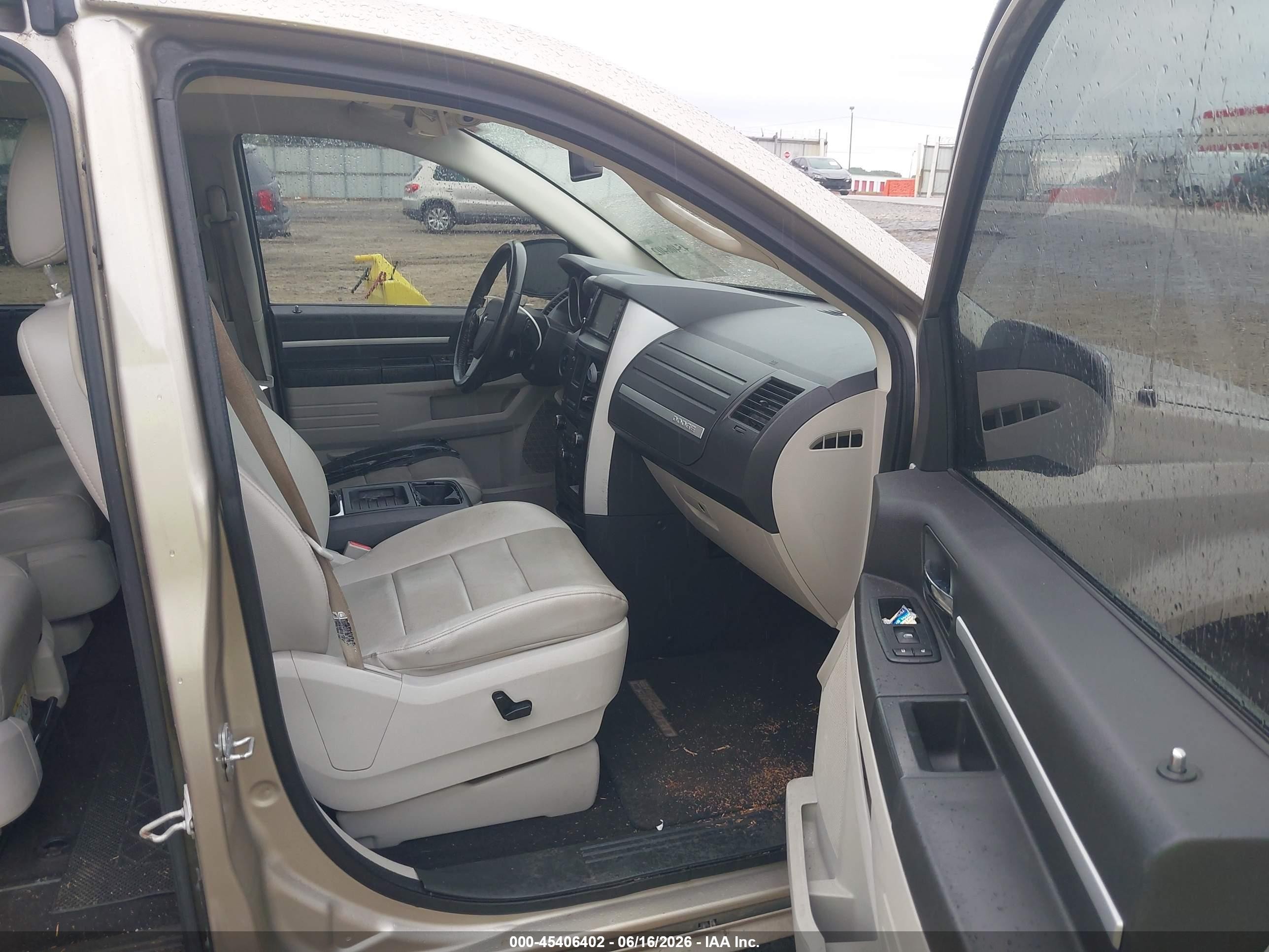 2008 Dodge Grand Caravan Sxt Gold vin: 2D8HN54X08R147155