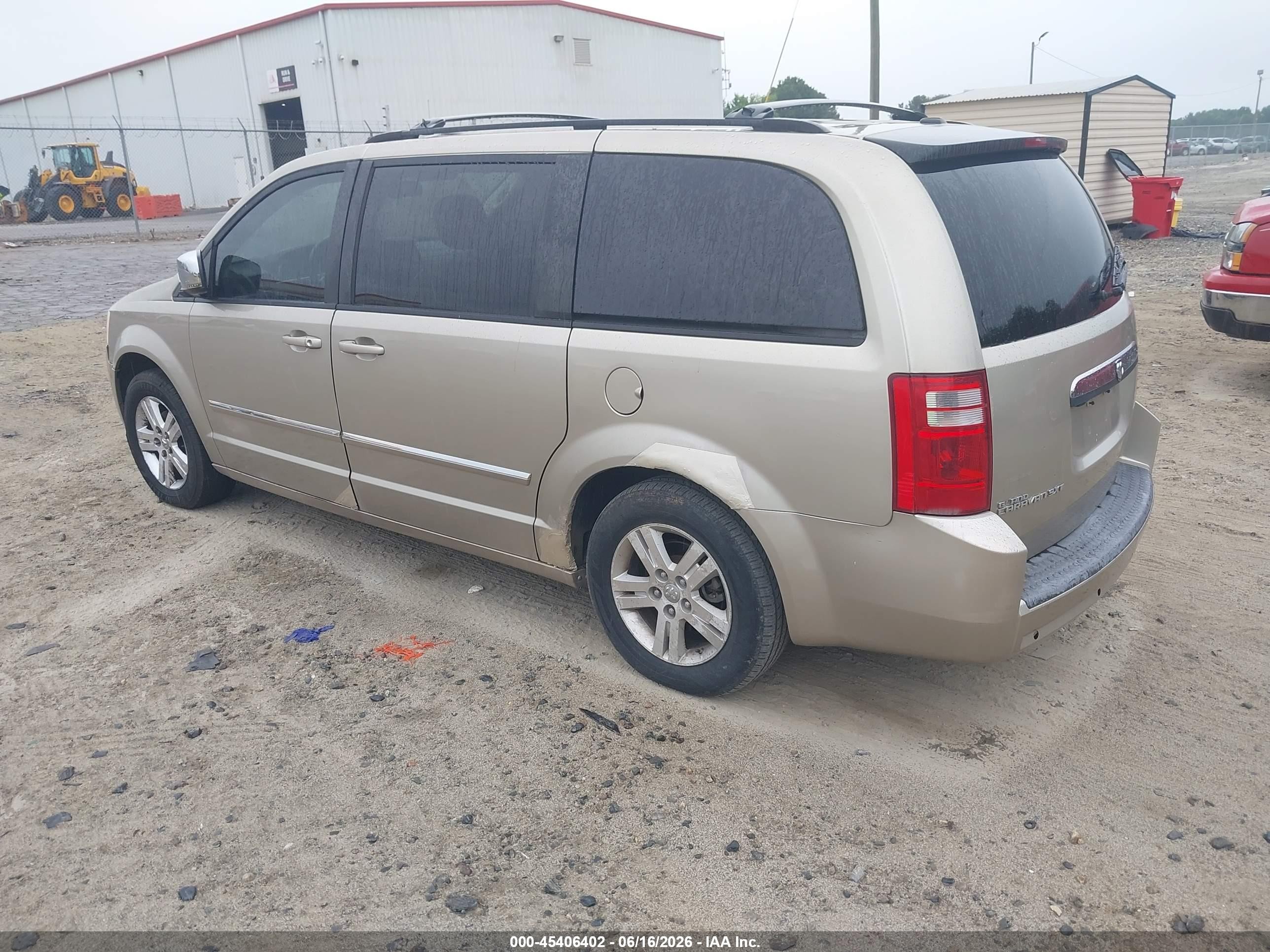 2008 Dodge Grand Caravan Sxt Gold vin: 2D8HN54X08R147155