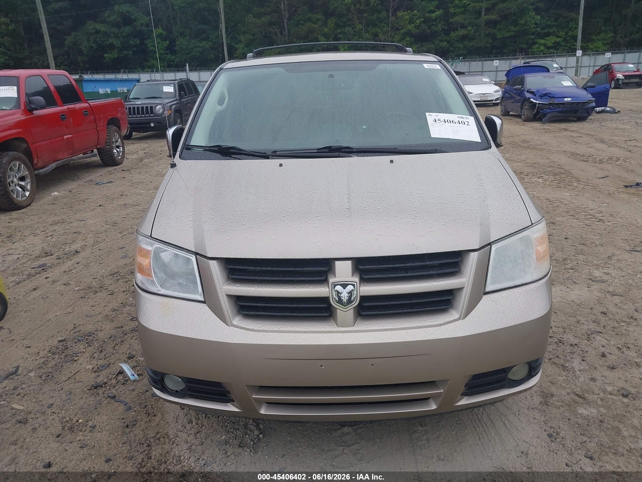 2008 Dodge Grand Caravan Sxt Gold vin: 2D8HN54X08R147155