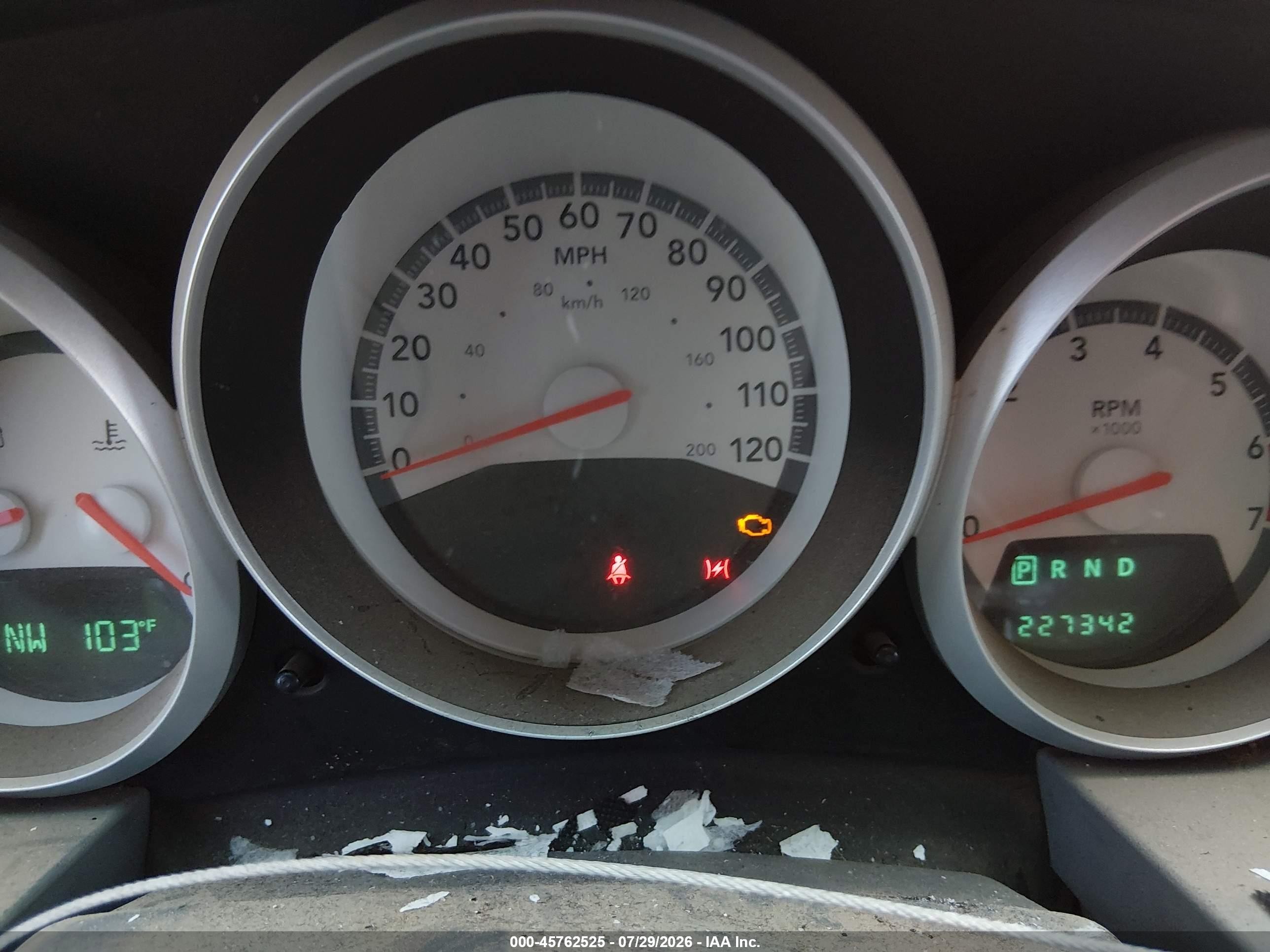 2008 Dodge Grand Caravan Sxt Burgundy vin: 2D8HN54X18R140585