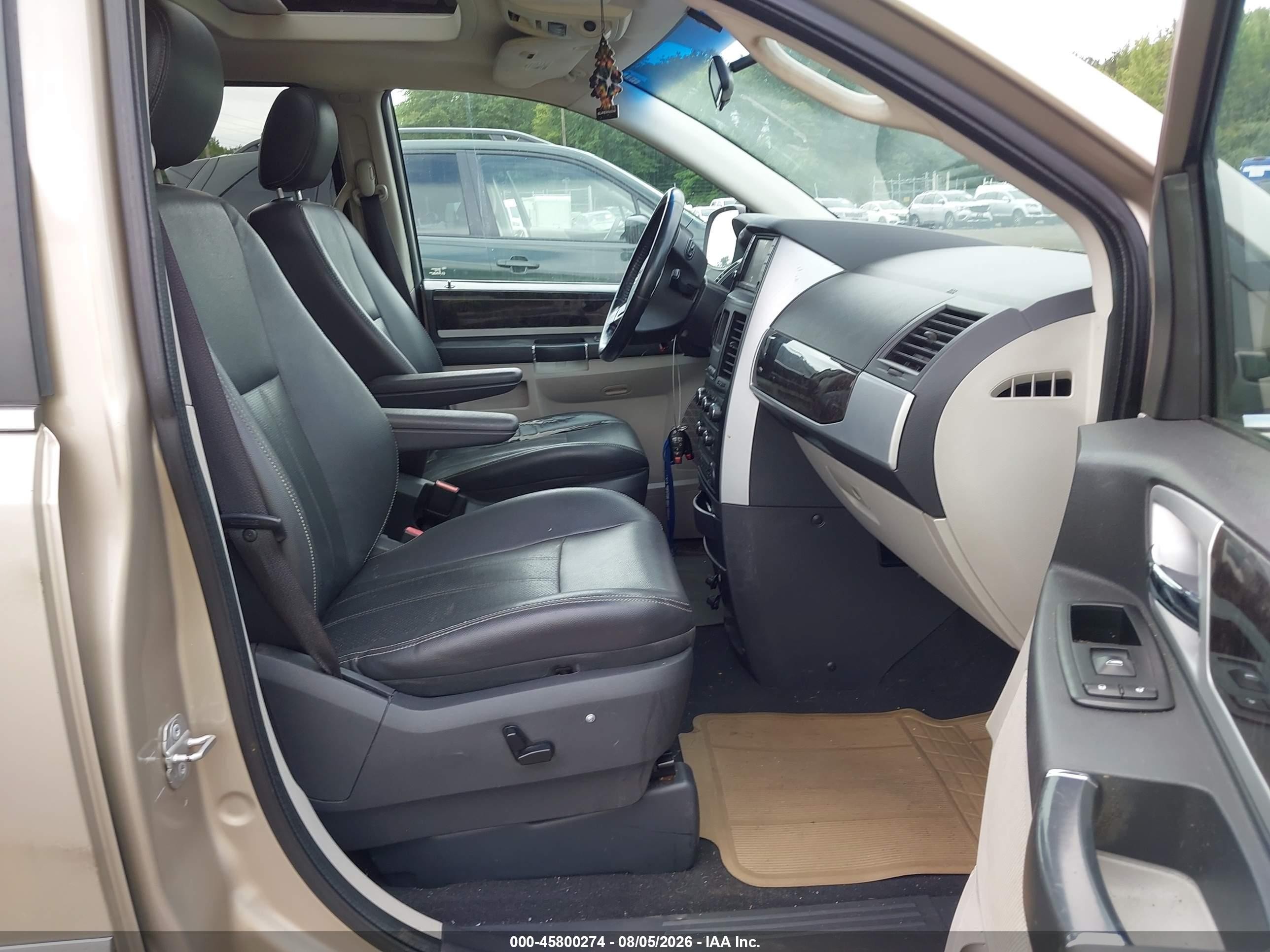 2009 Dodge Grand Caravan Sxt Beige vin: 2D8HN54X29R668492