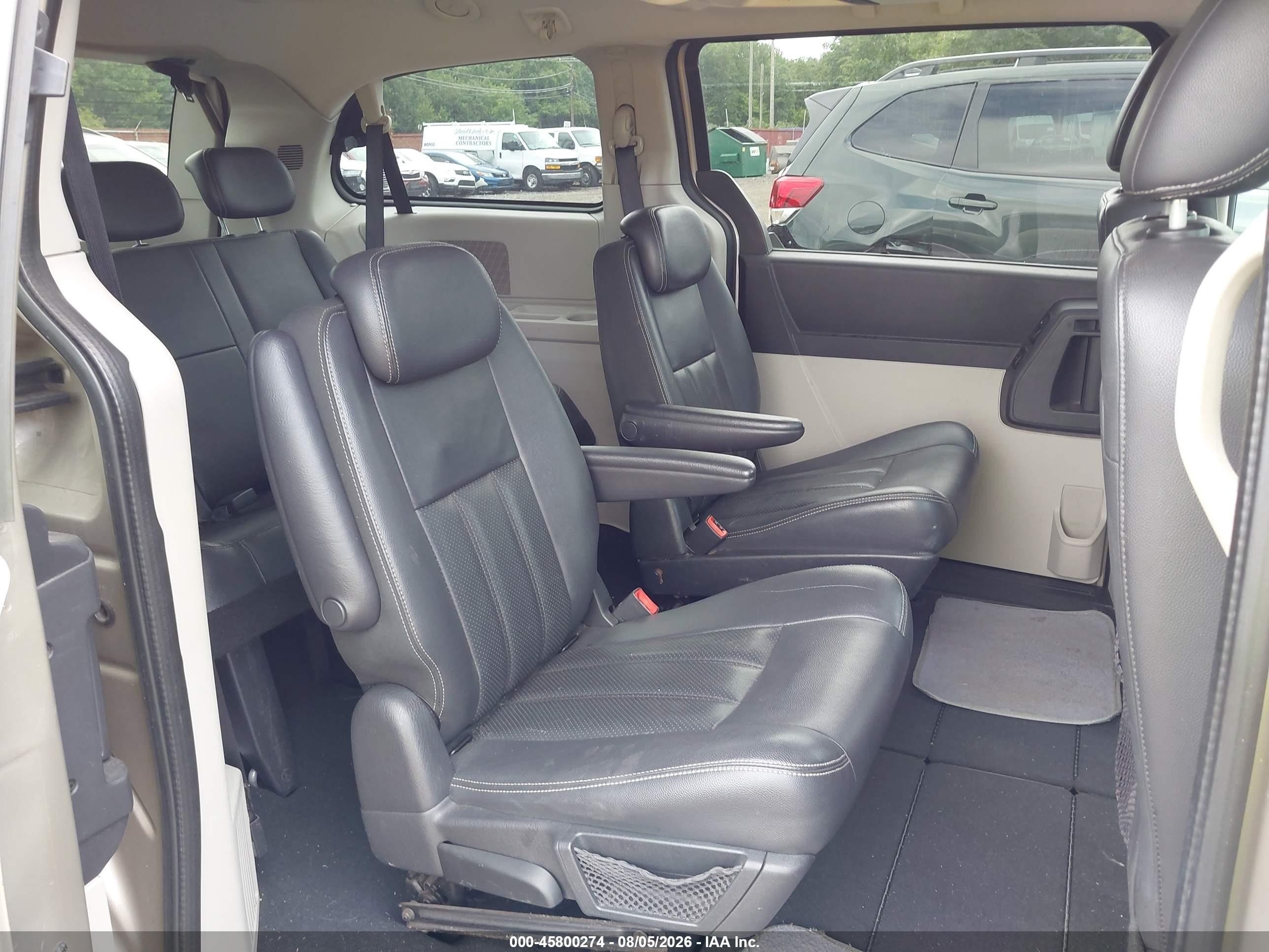 2009 Dodge Grand Caravan Sxt Beige vin: 2D8HN54X29R668492