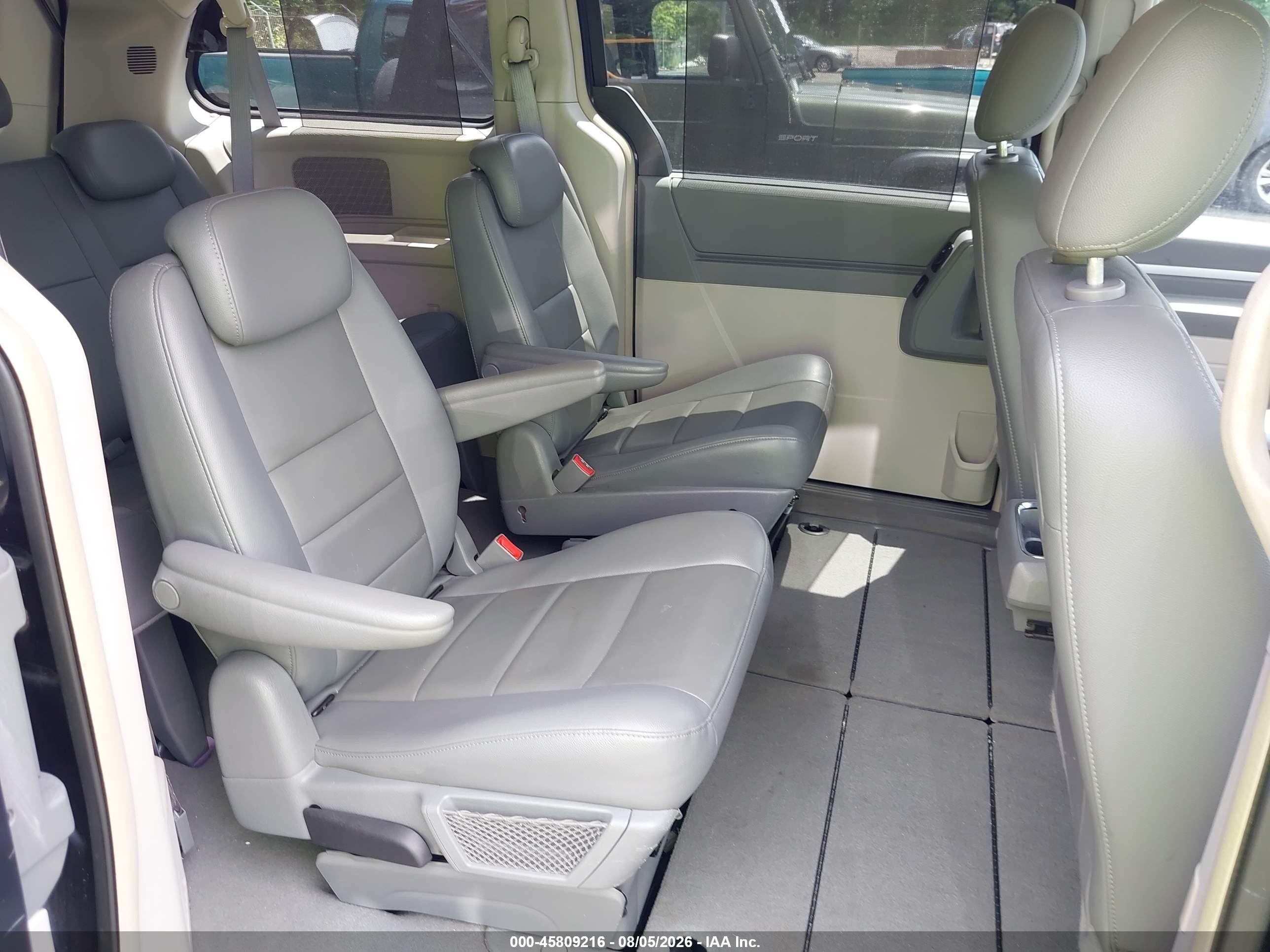 2008 Dodge Grand Caravan Sxt Blue vin: 2D8HN54X48R614240