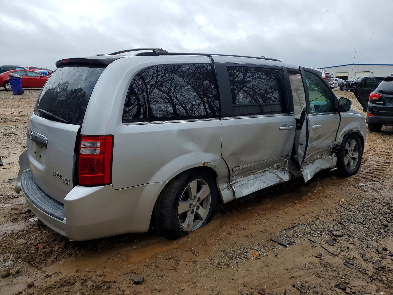 2009 Dodge Grand Caravan Sxt Silver vin: 2D8HN54X69R650688