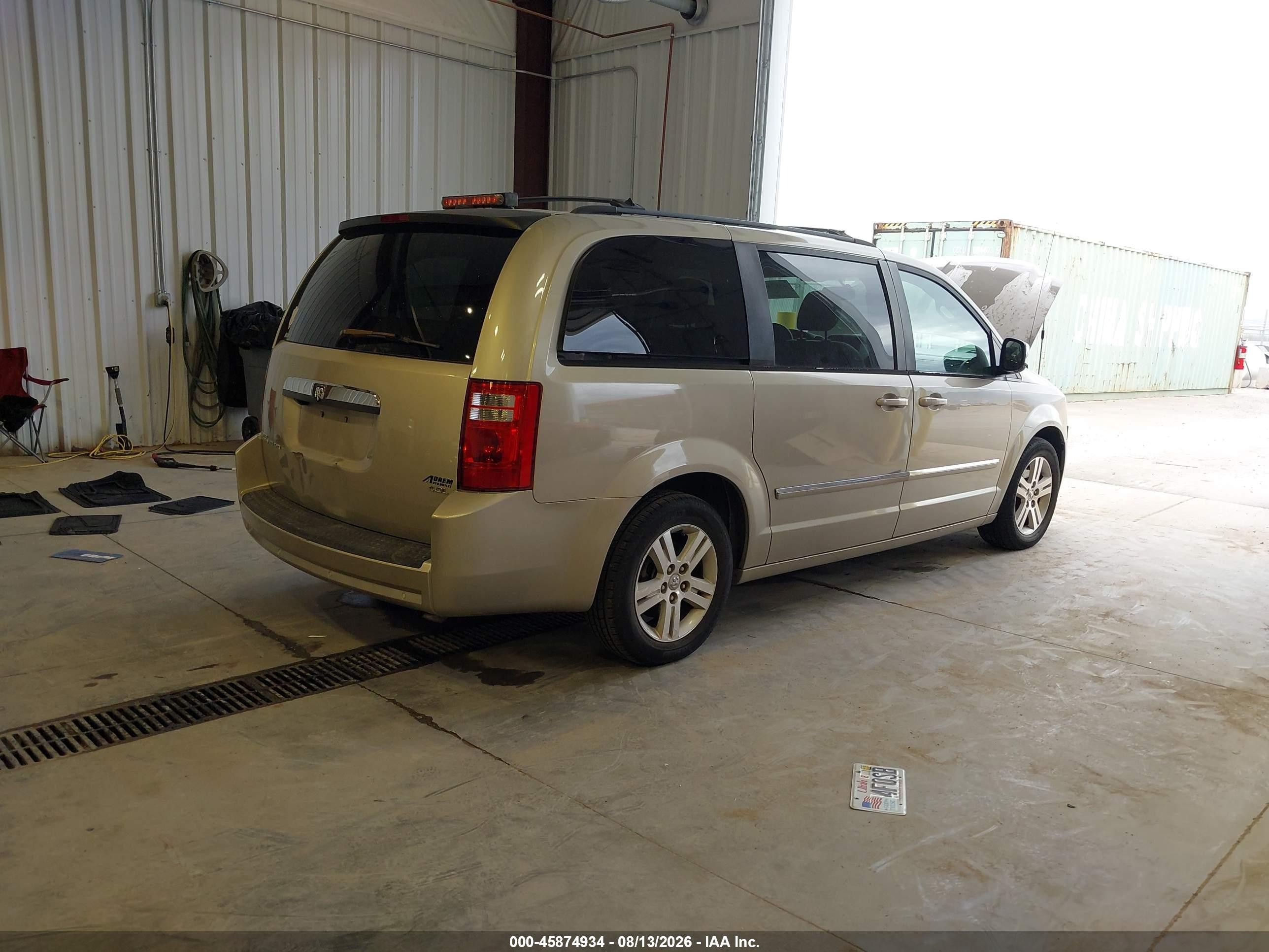 2008 Dodge Grand Caravan Sxt Tan vin: 2D8HN54X78R634840