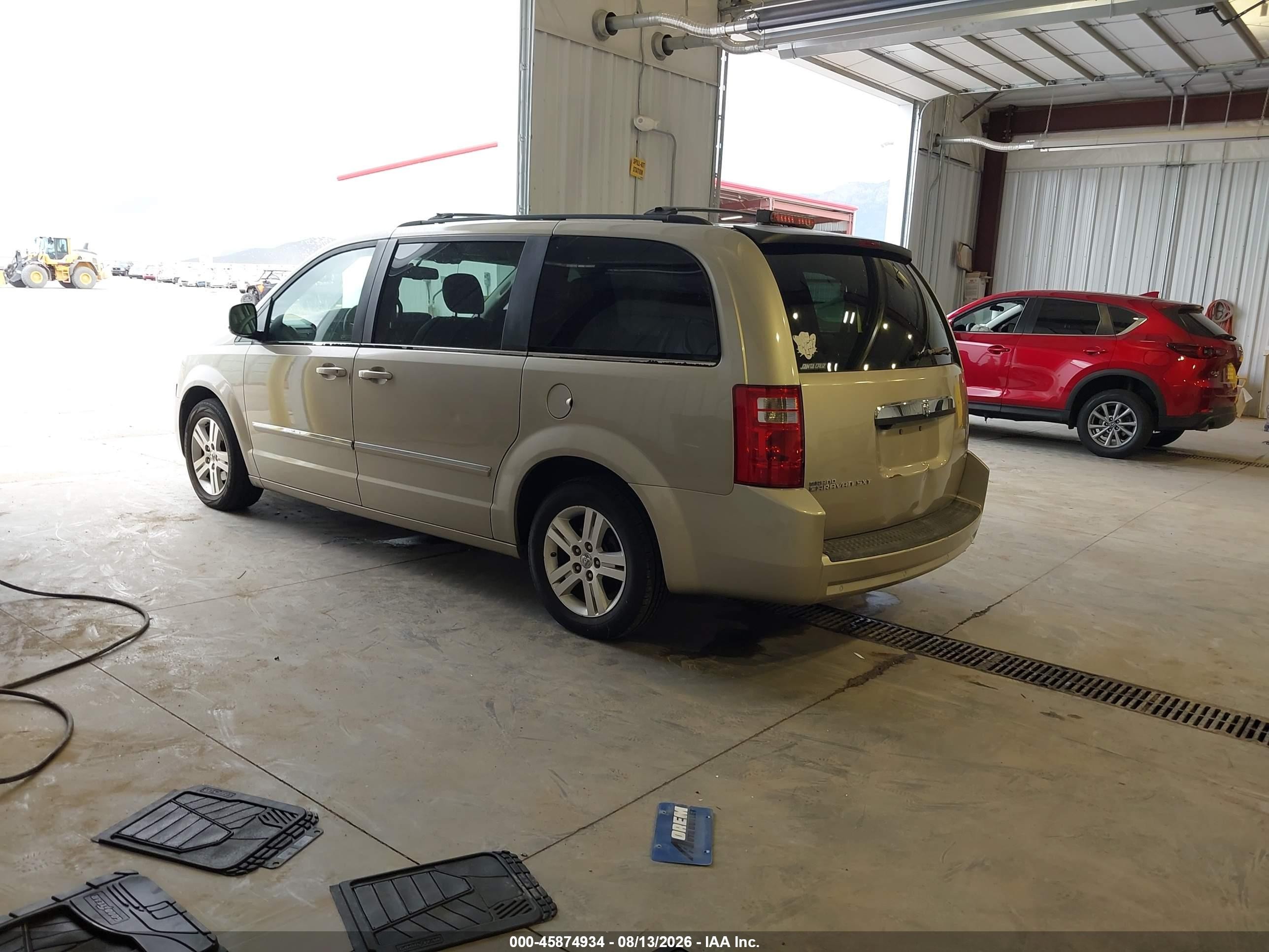 2008 Dodge Grand Caravan Sxt Tan vin: 2D8HN54X78R634840
