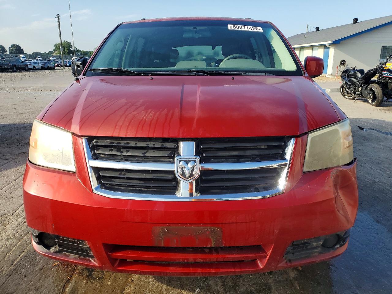 2009 Dodge Grand Caravan Sxt Maroon vin: 2D8HN54X79R512769
