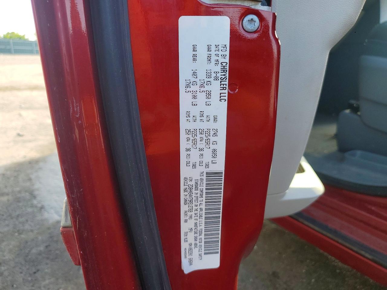 2009 Dodge Grand Caravan Sxt Maroon vin: 2D8HN54X79R512769