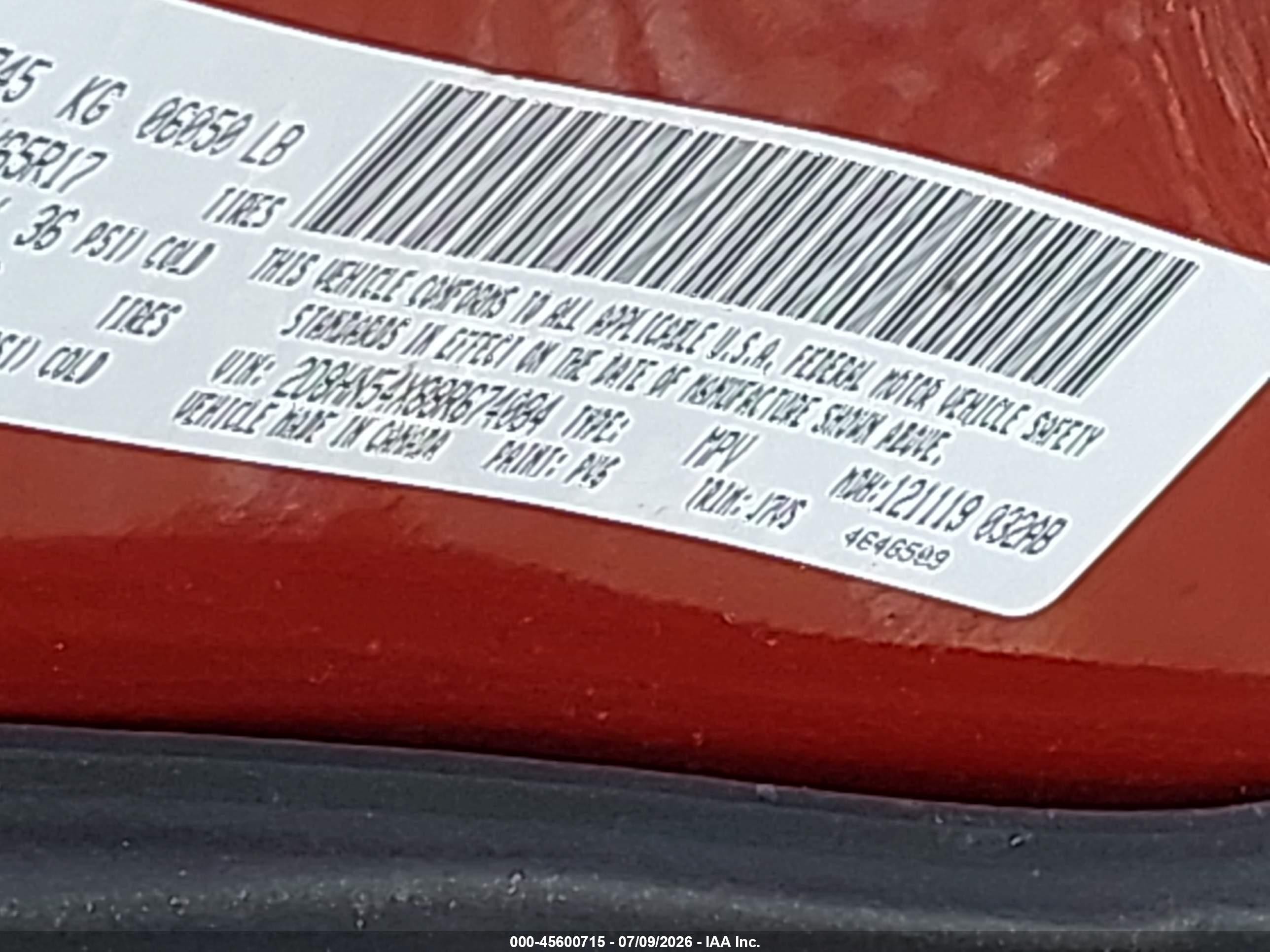 2008 Dodge Grand Caravan Sxt Оранжевый vin: 2D8HN54X88R674084