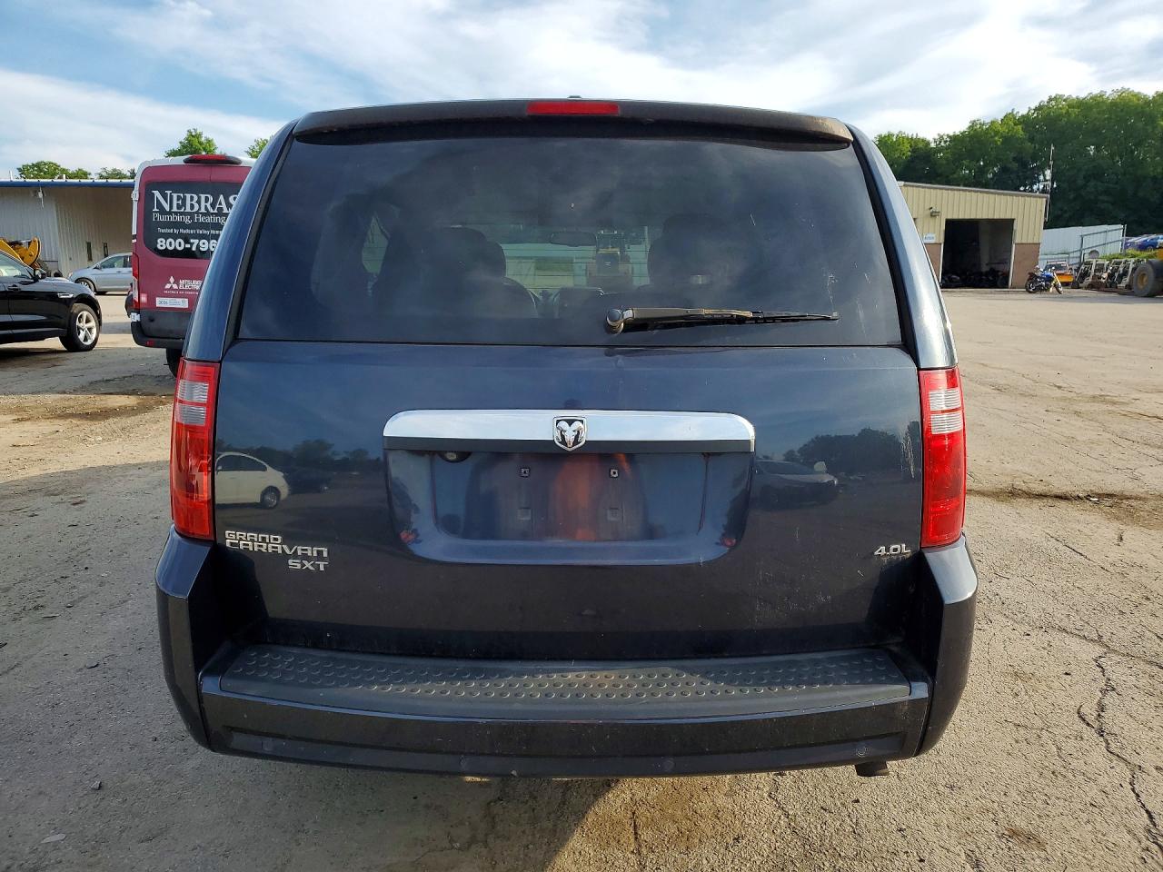 2008 Dodge Grand Caravan Sxt Blue vin: 2D8HN54X98R649422