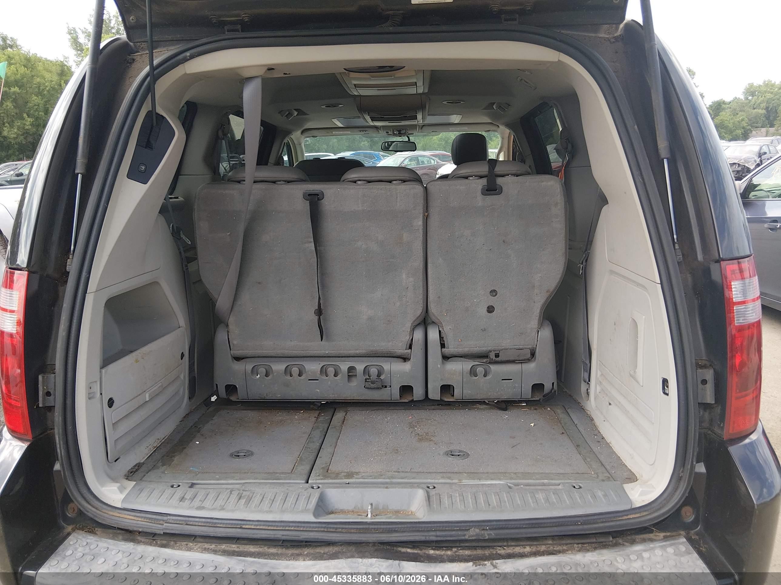 2008 Dodge Grand Caravan Sxt Черный vin: 2D8HN54X98R809234