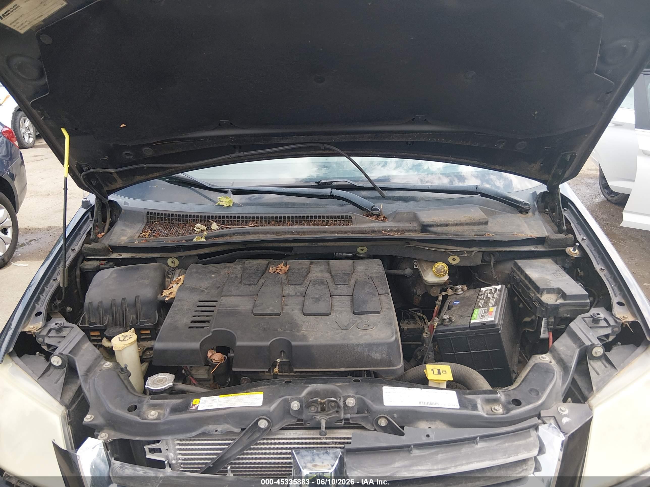 2008 Dodge Grand Caravan Sxt Черный vin: 2D8HN54X98R809234