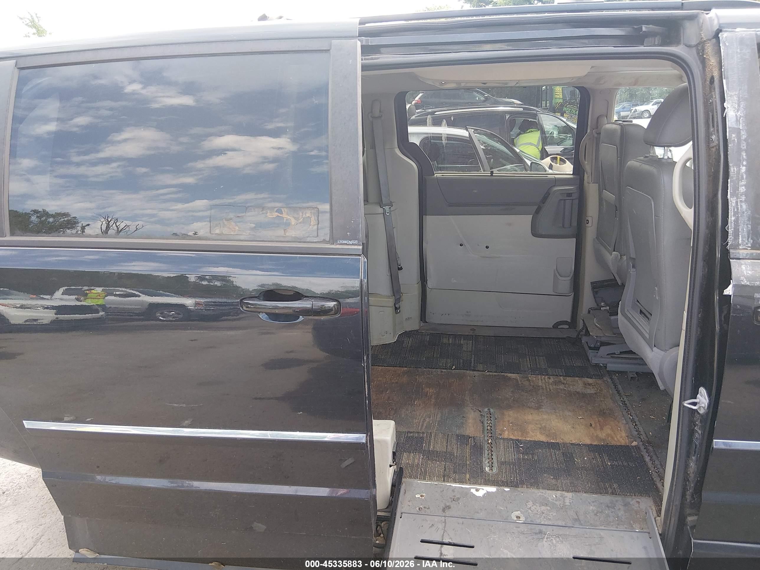2008 Dodge Grand Caravan Sxt Черный vin: 2D8HN54X98R809234