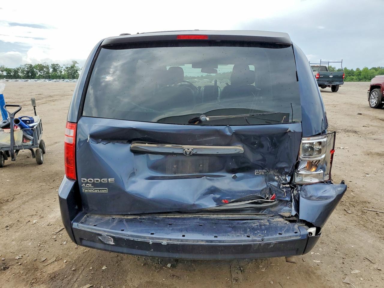 2009 Dodge Grand Caravan Sxt Blue vin: 2D8HN54X99R616907
