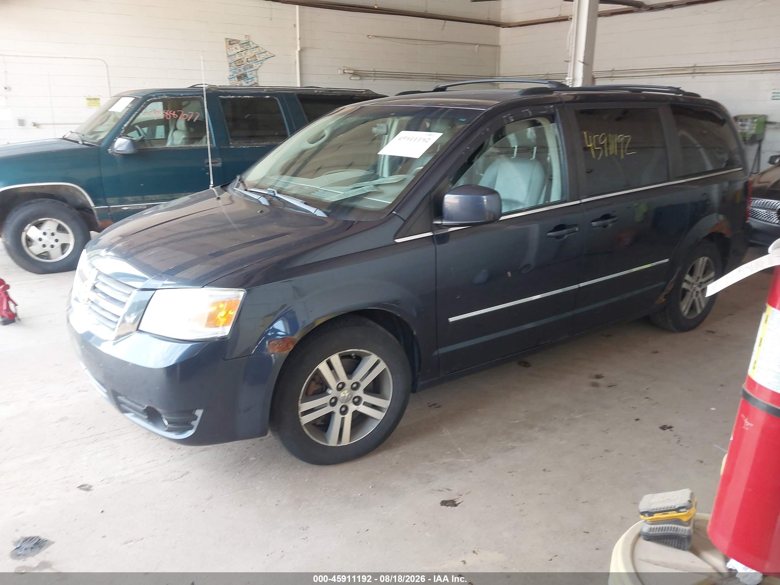 2009 Dodge Grand Caravan Sxt Синий vin: 2D8HN54XX9R597672