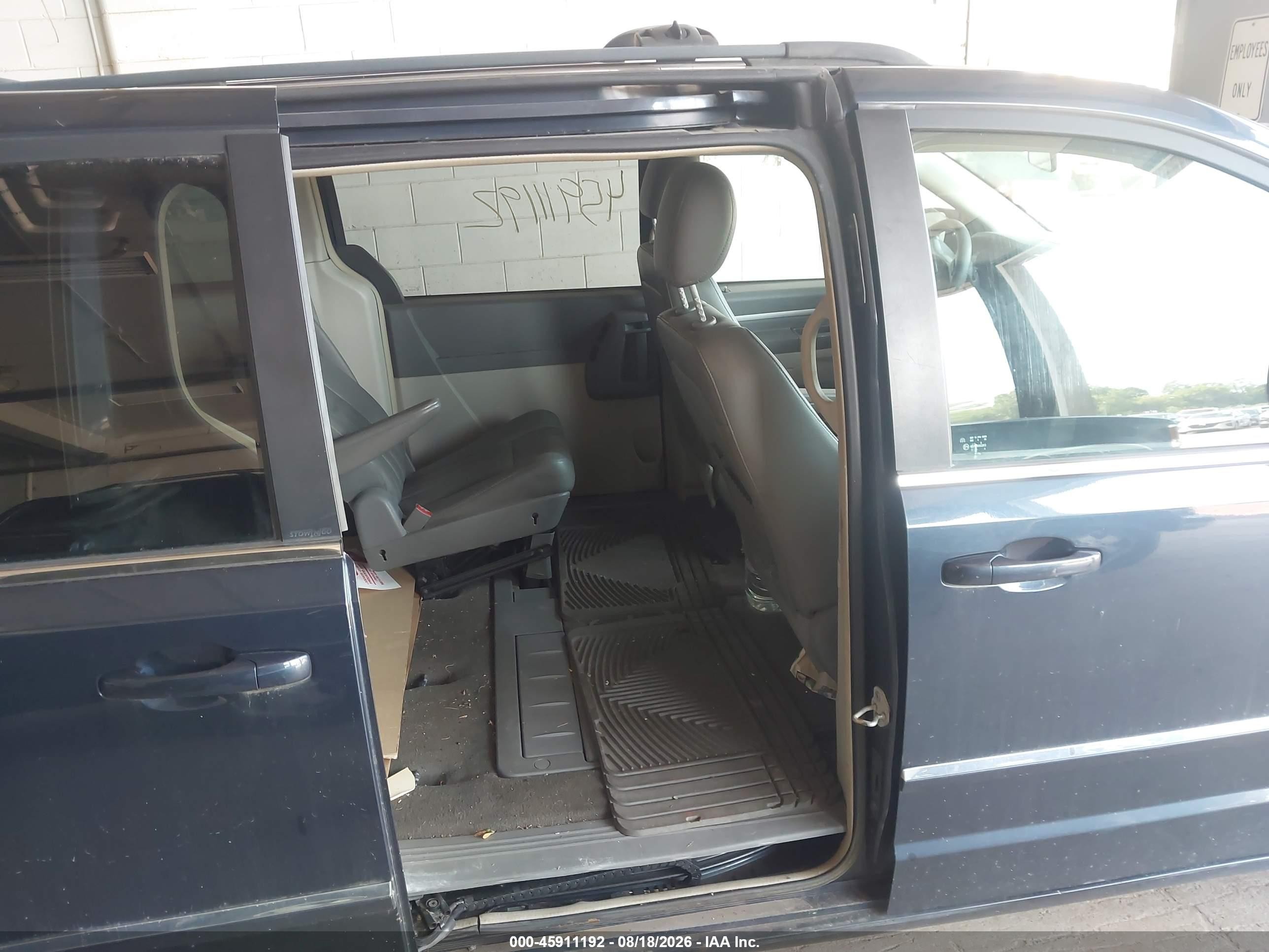 2009 Dodge Grand Caravan Sxt Синий vin: 2D8HN54XX9R597672