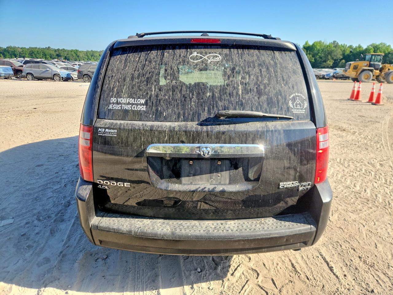 2009 Dodge Grand Caravan Sxt Black vin: 2D8HN54XX9R641279