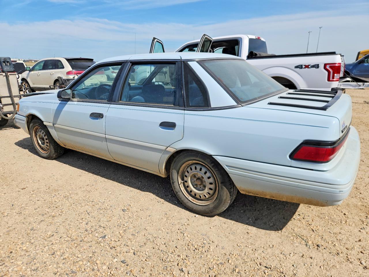 1992 Ford Tempo Gl Blue vin: 2FABP36X6NB148790