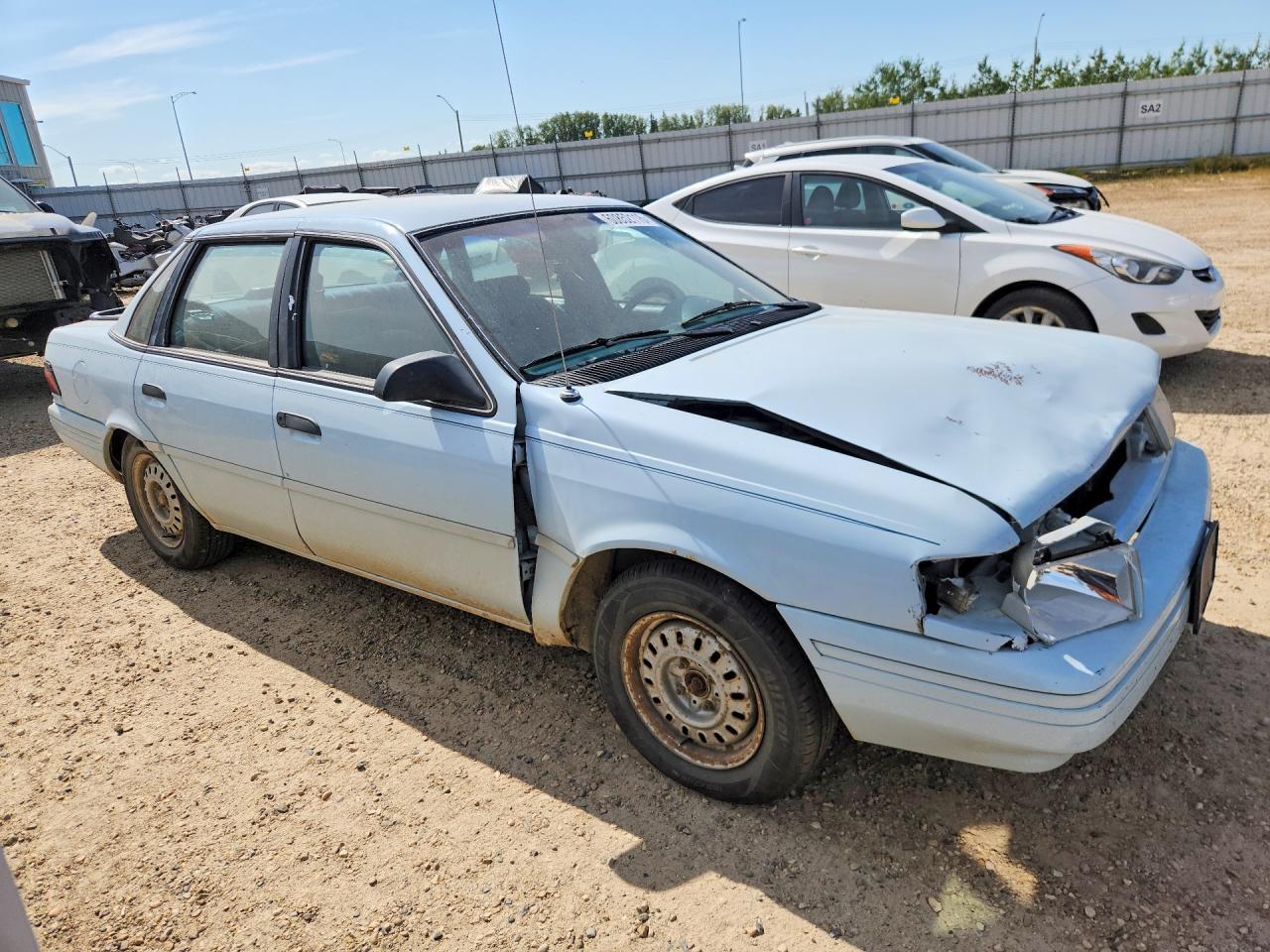 1992 Ford Tempo Gl Blue vin: 2FABP36X6NB148790