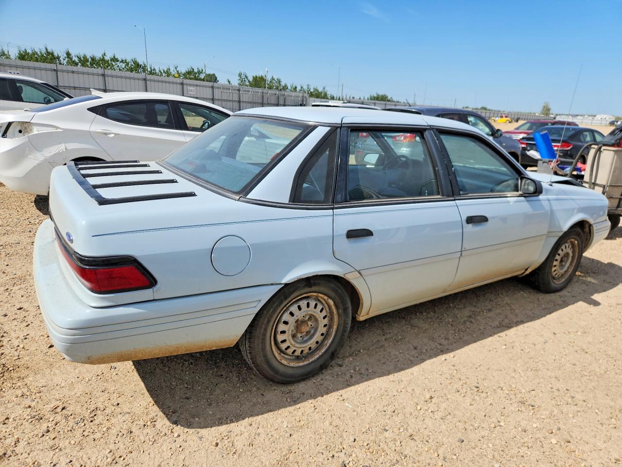 1992 Ford Tempo Gl Blue vin: 2FABP36X6NB148790
