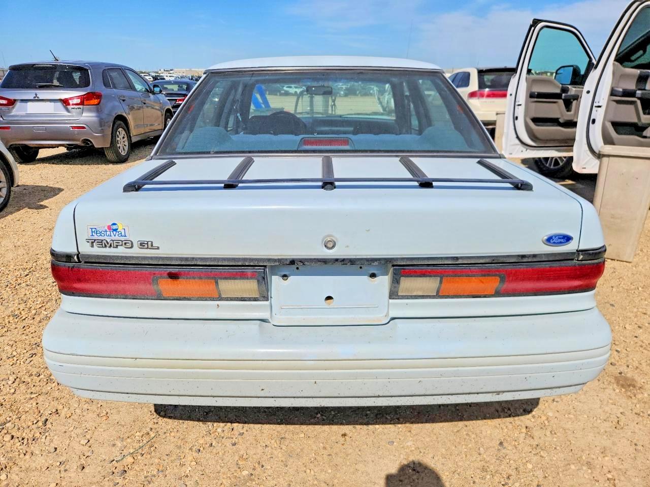 1992 Ford Tempo Gl Blue vin: 2FABP36X6NB148790