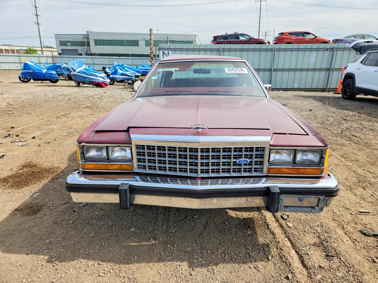 1985 Ford Ltd Crown Victoria Бордовый vin: 2FABP43F6FX145930