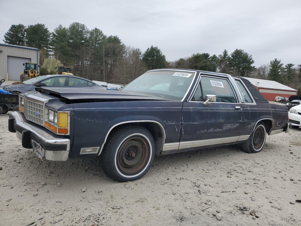 1987 Ford Crown Victoria  Blue vin: 2FABP70FXHX192869