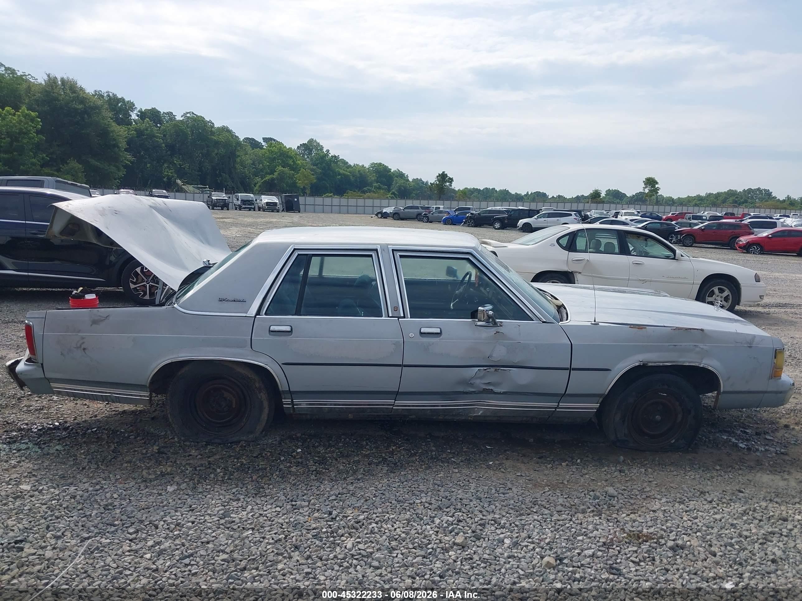 1989 Ford Crown Victoria   Silver vin: 2FABP73F9KX145013