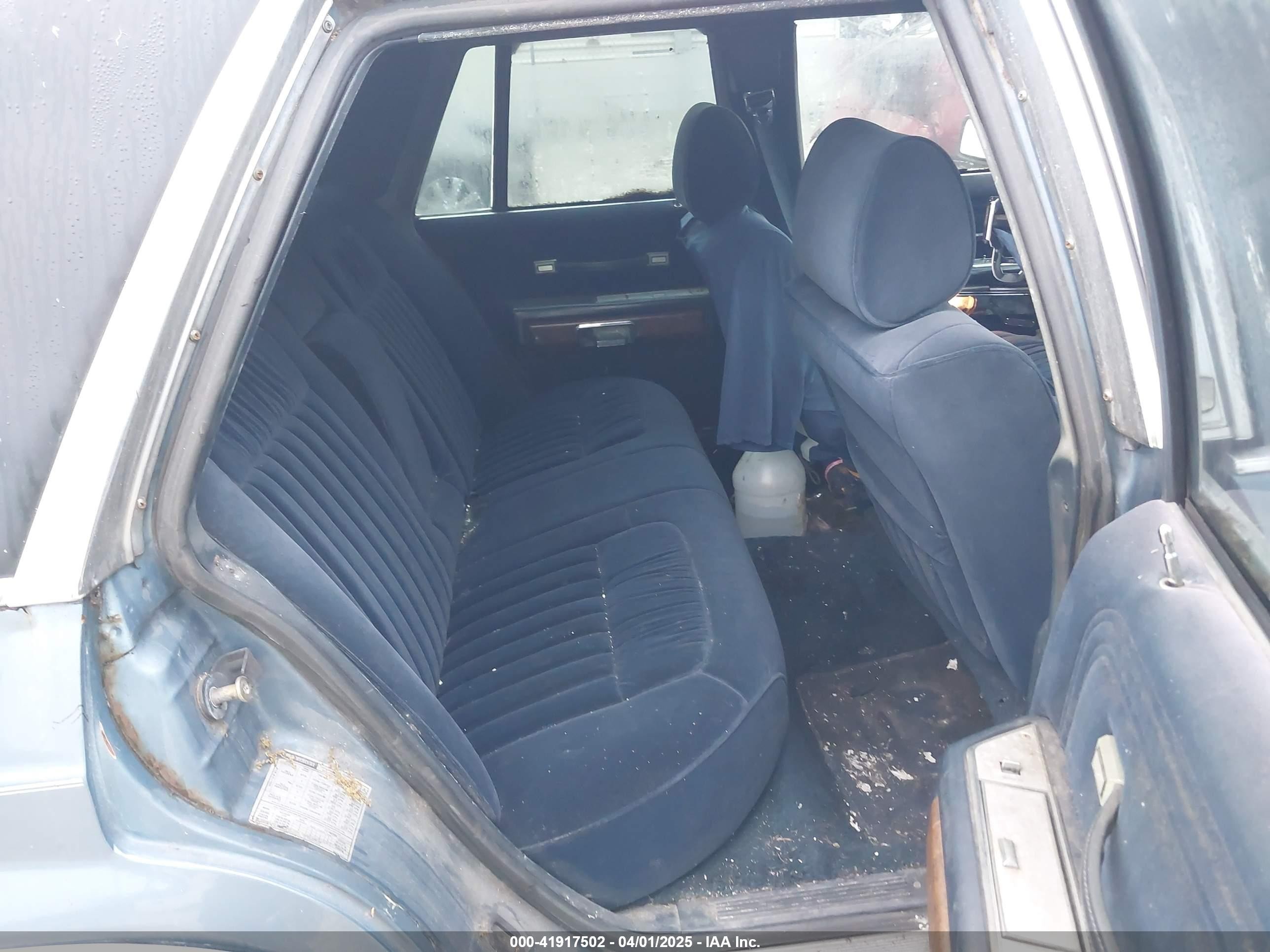 1988 Ford Crown Victoria Lx Blue vin: 2FABP74F6JX153597