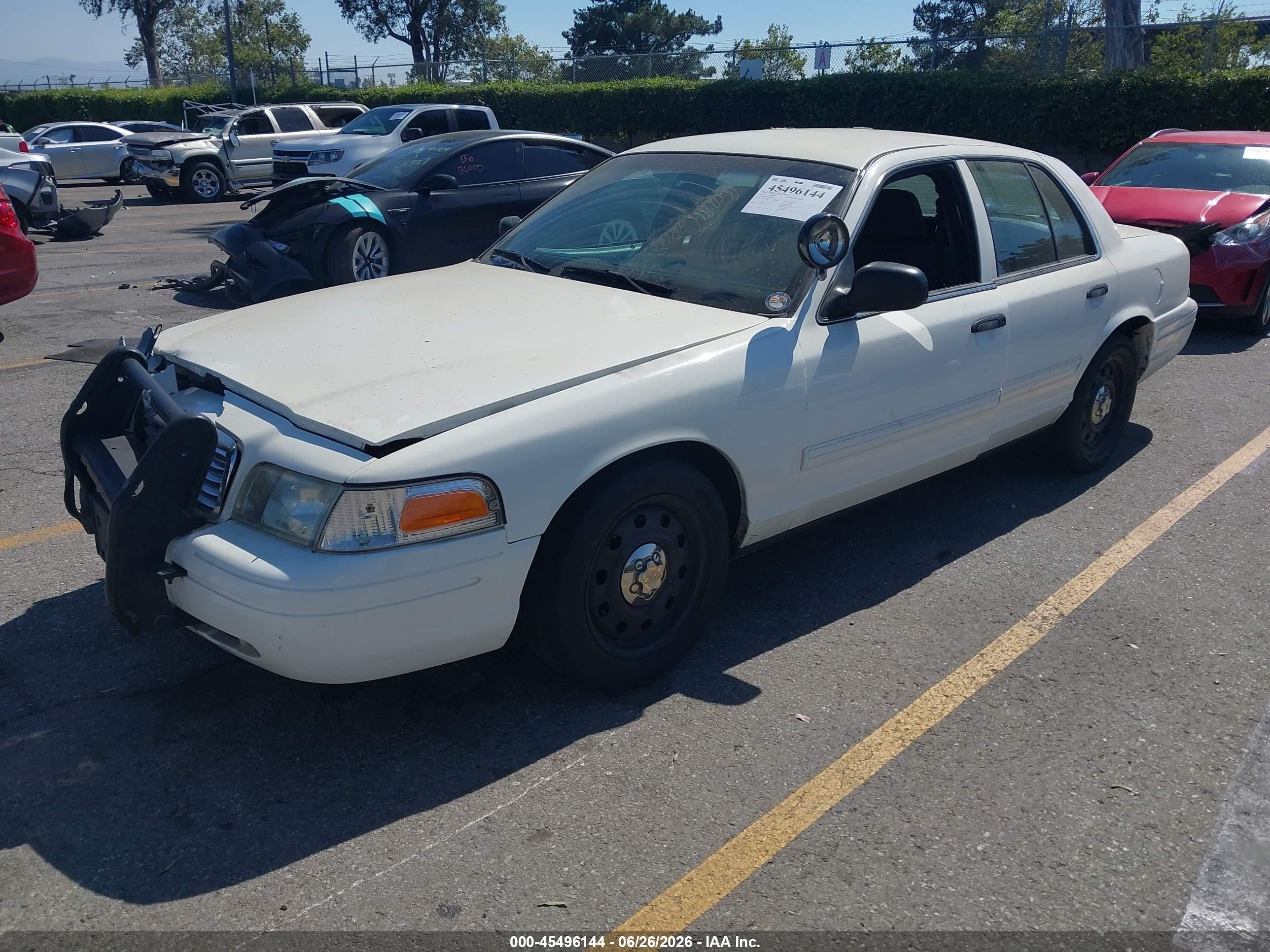 2010 Ford Crown Victoria Police/police Interceptor Белый vin: 2FABP7BV0AX117740