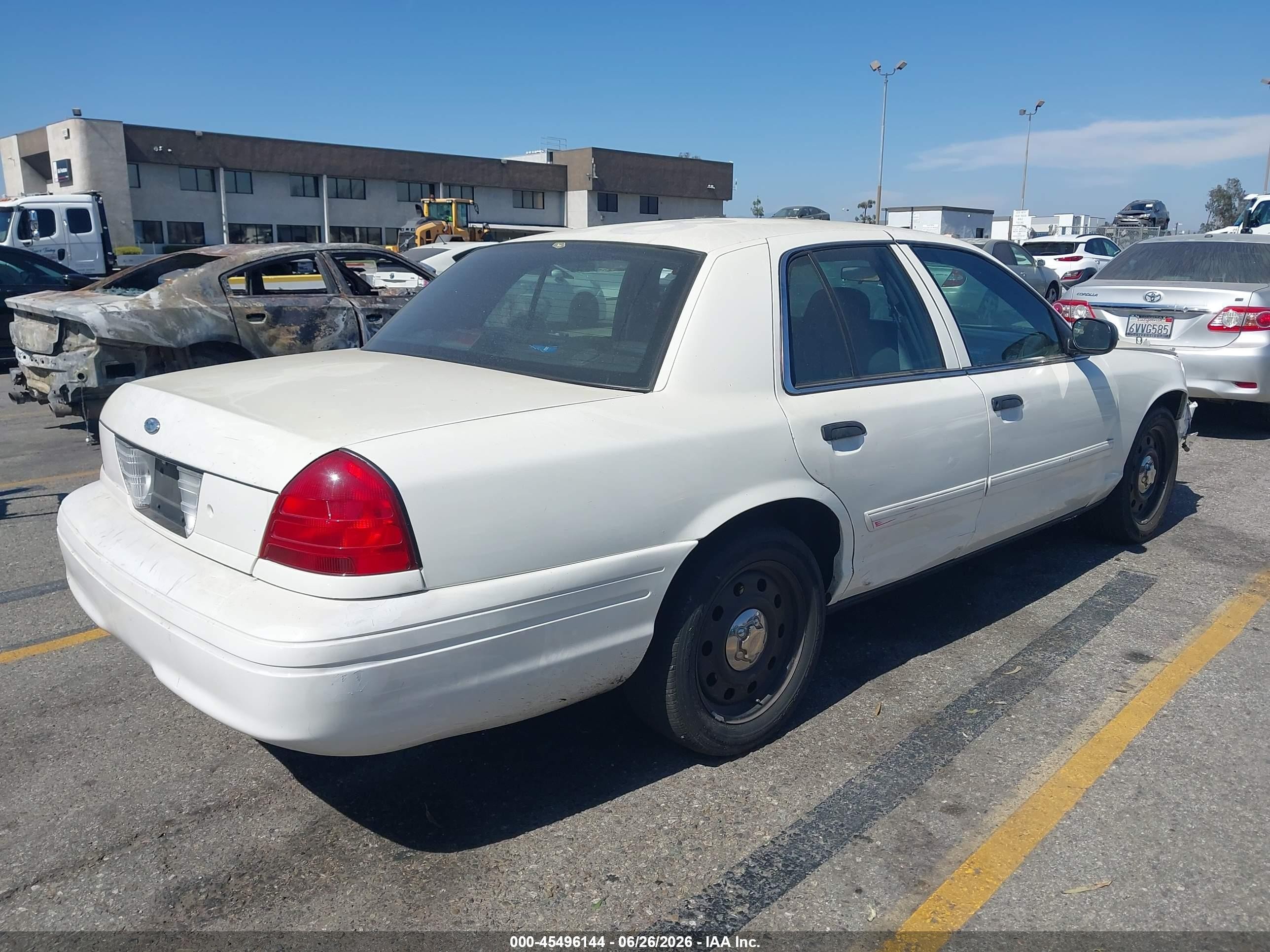 2010 Ford Crown Victoria Police/police Interceptor Белый vin: 2FABP7BV0AX117740