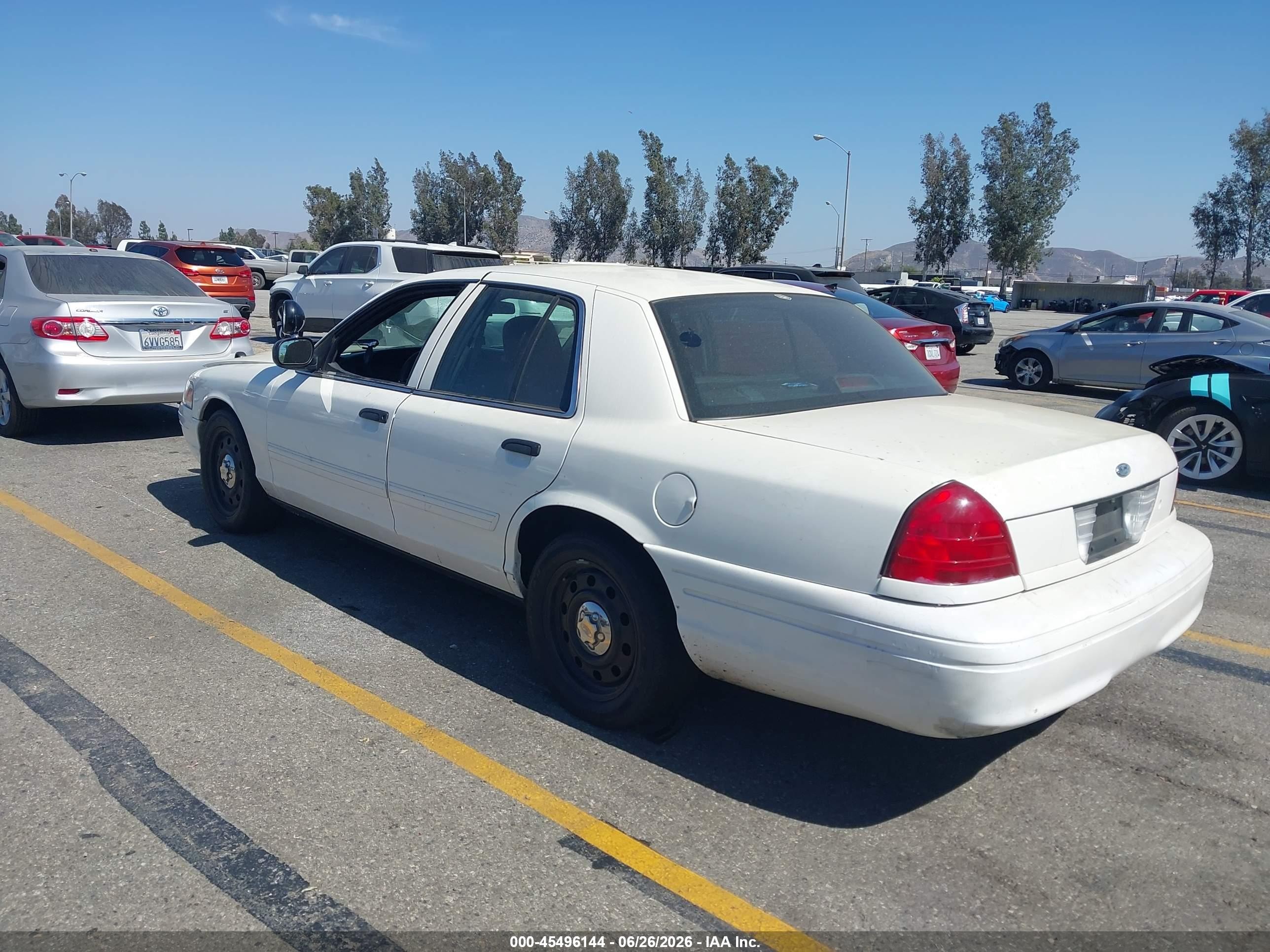 2010 Ford Crown Victoria Police/police Interceptor Белый vin: 2FABP7BV0AX117740