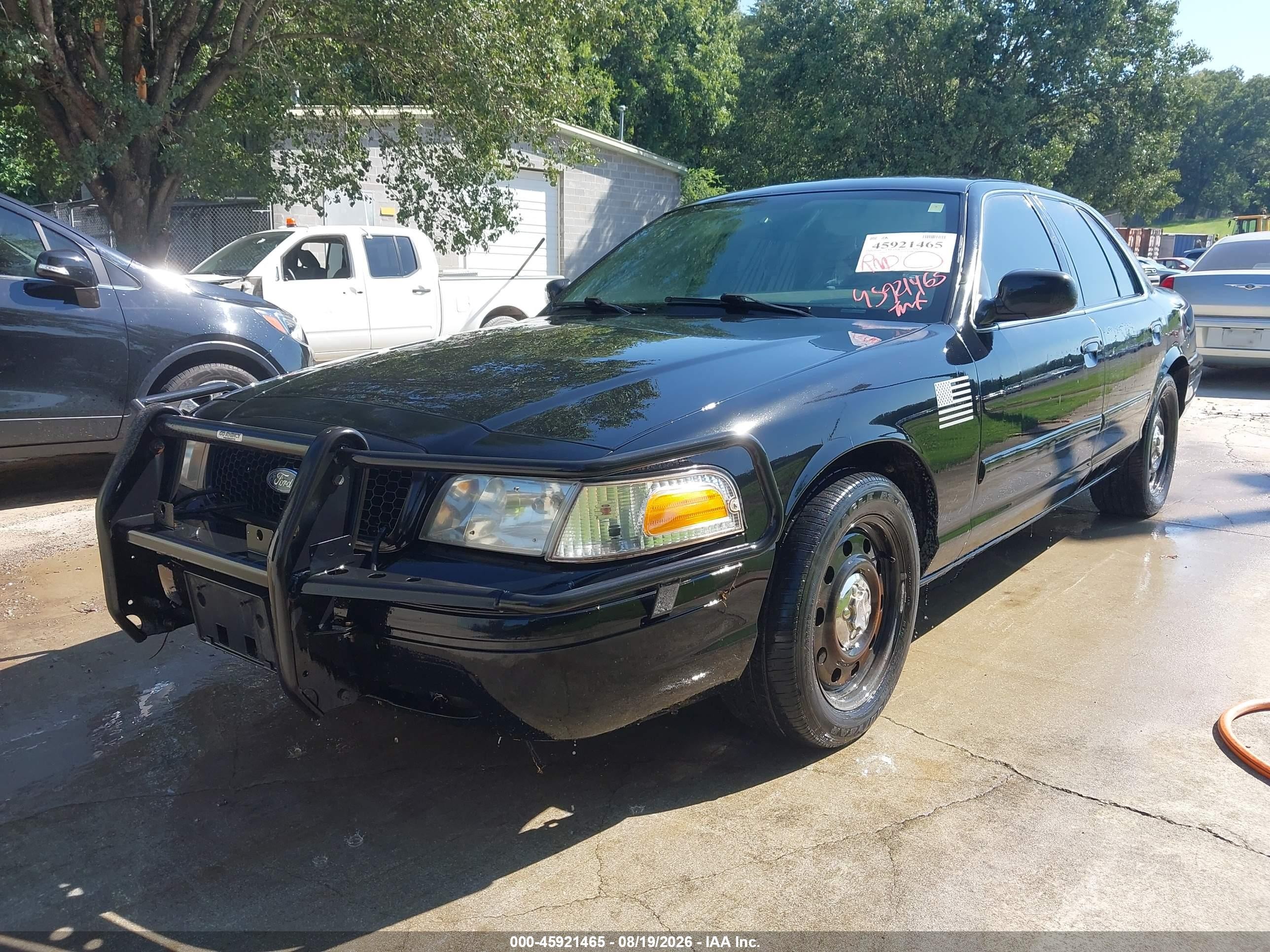 2011 Ford Crown Victoria Police Interceptor Black vin: 2FABP7BV0BX105590