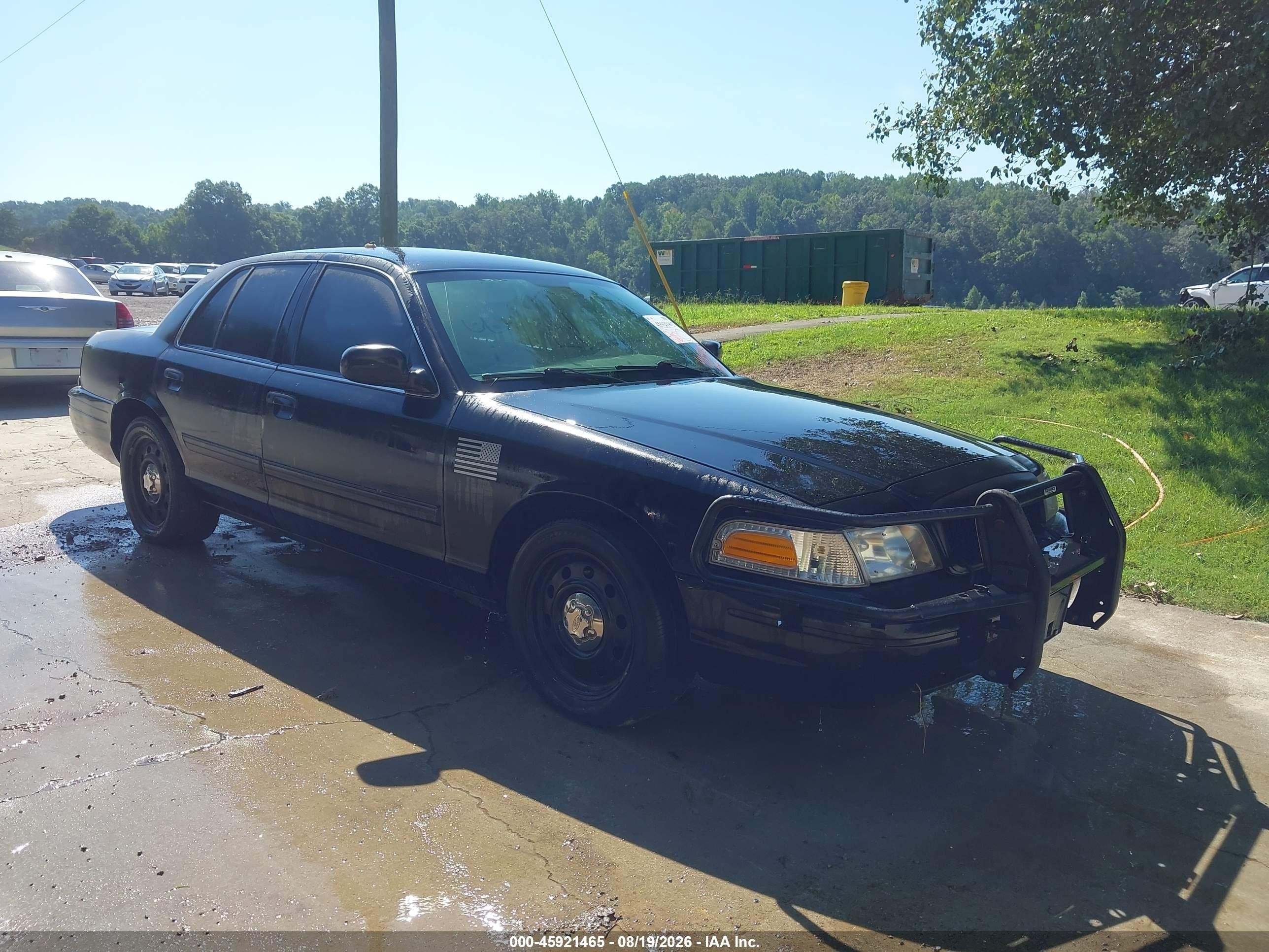 2011 Ford Crown Victoria Police Interceptor Black vin: 2FABP7BV0BX105590