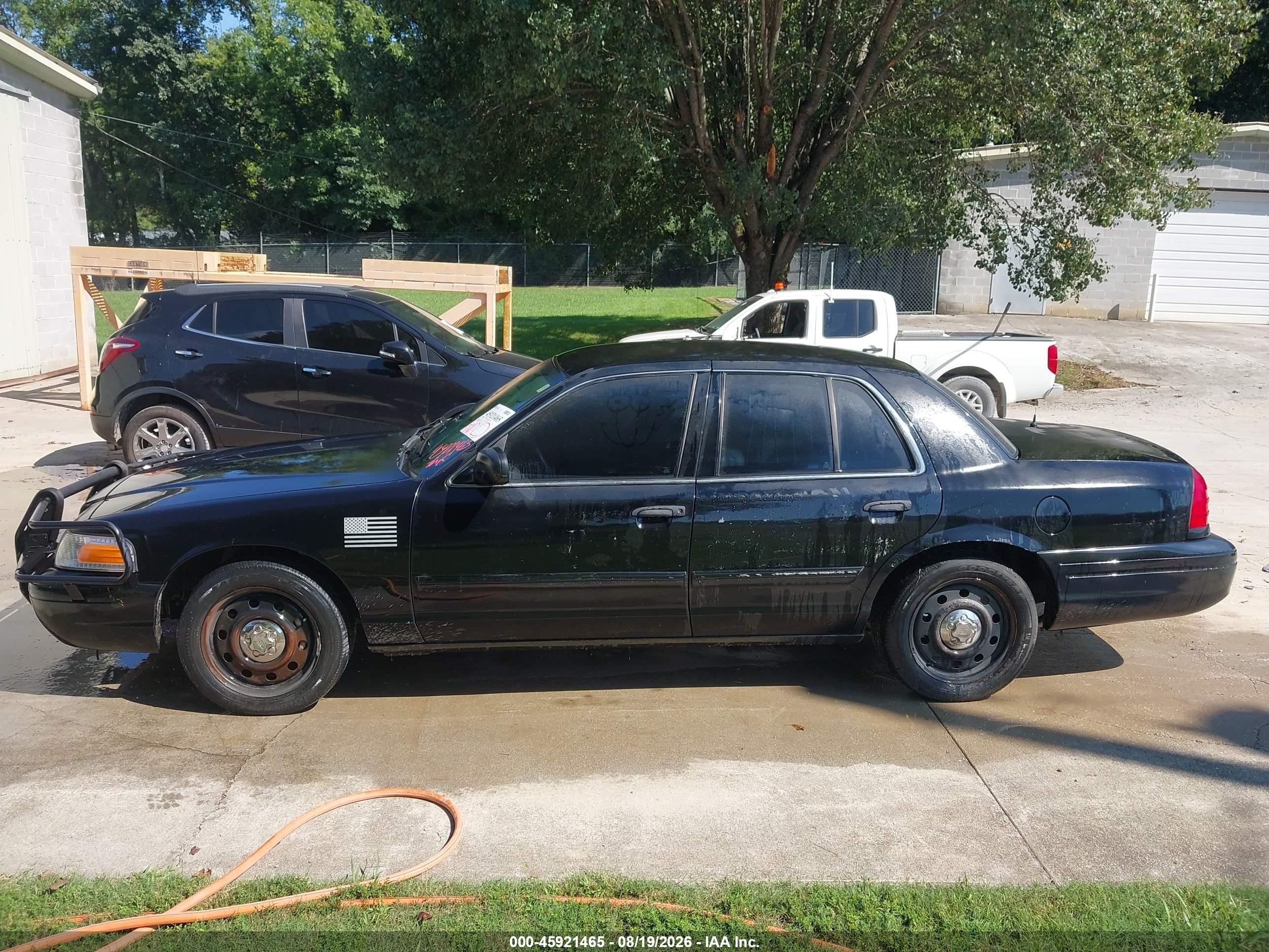 2011 Ford Crown Victoria Police Interceptor Black vin: 2FABP7BV0BX105590