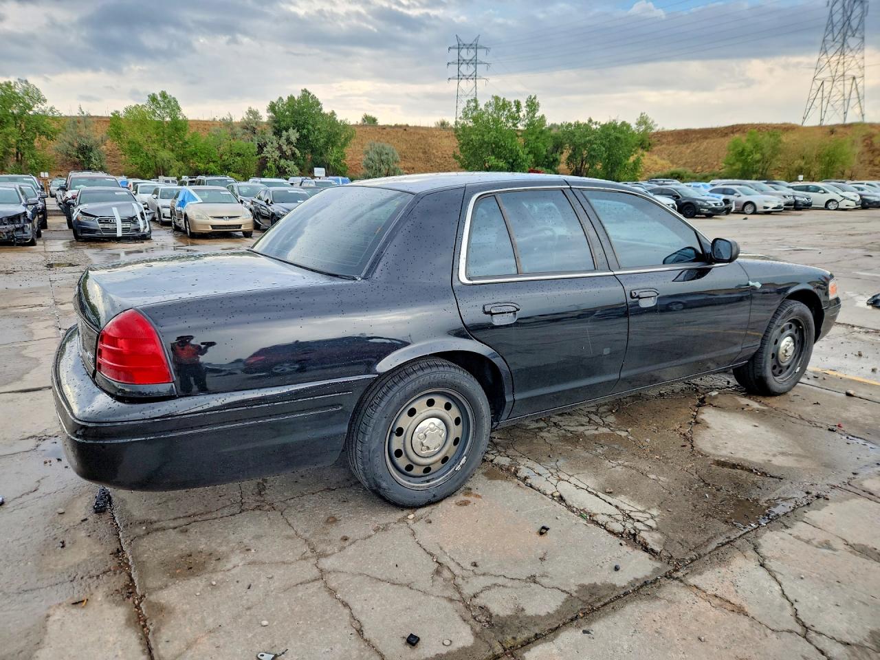 2010 Ford Crown Victoria Police Interceptor Black vin: 2FABP7BV1AX144364