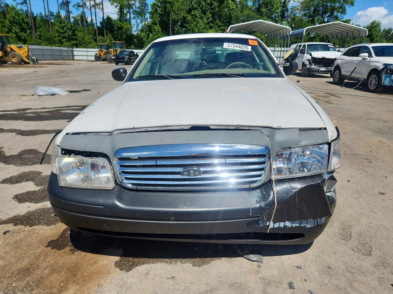 2011 Ford Crown Victoria Белый vin: 2FABP7BV1BX101998