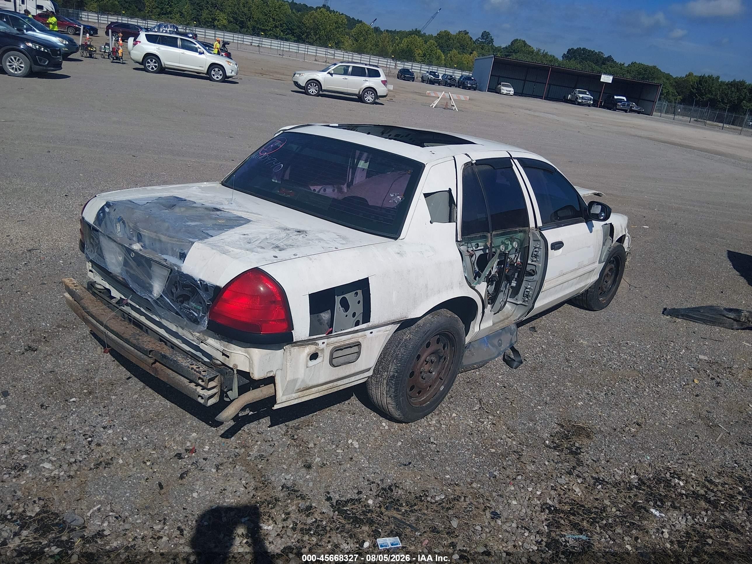 2011 Ford Crown Victoria Police Interceptor White vin: 2FABP7BV1BX111138