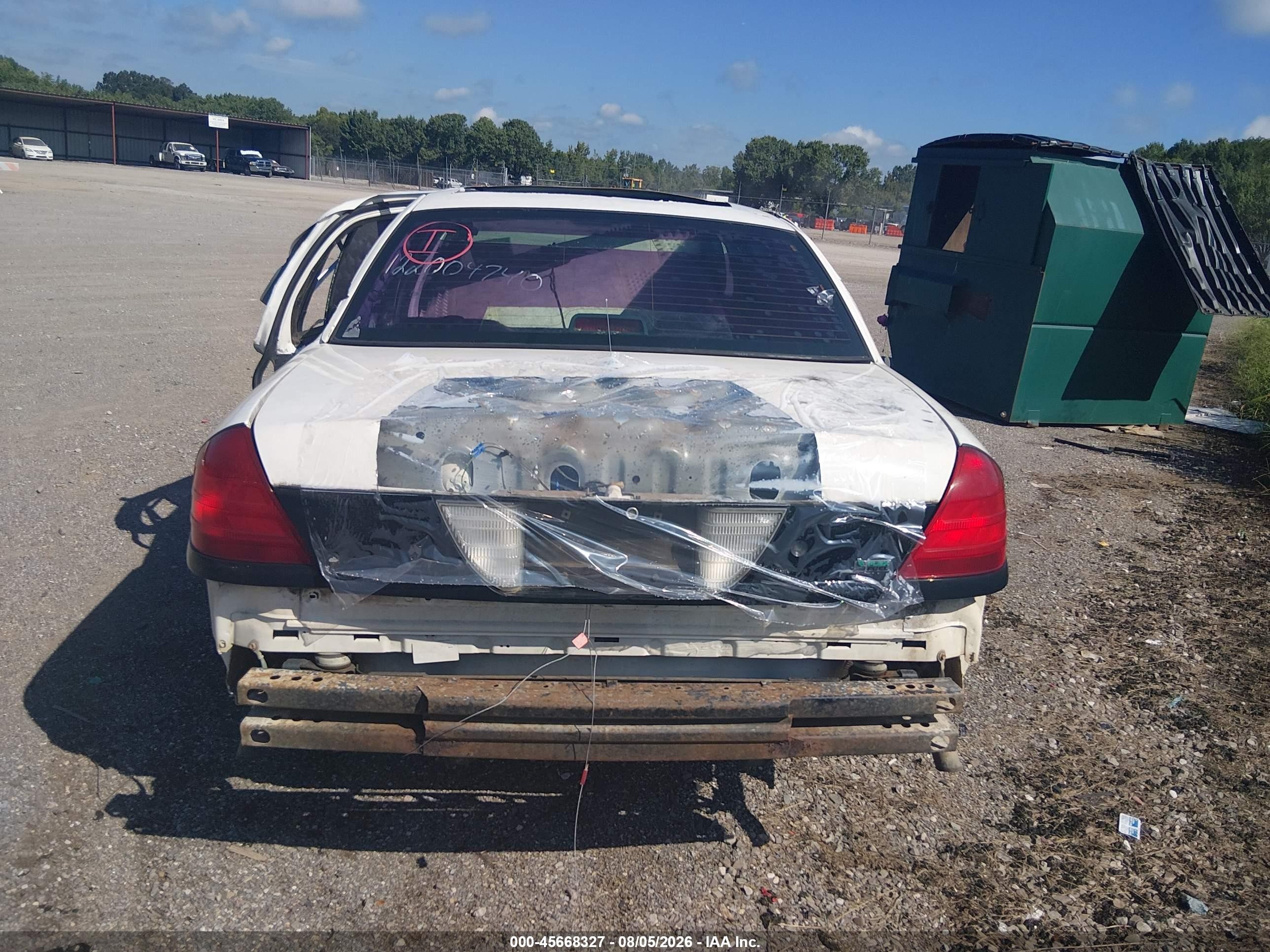 2011 Ford Crown Victoria Police Interceptor White vin: 2FABP7BV1BX111138