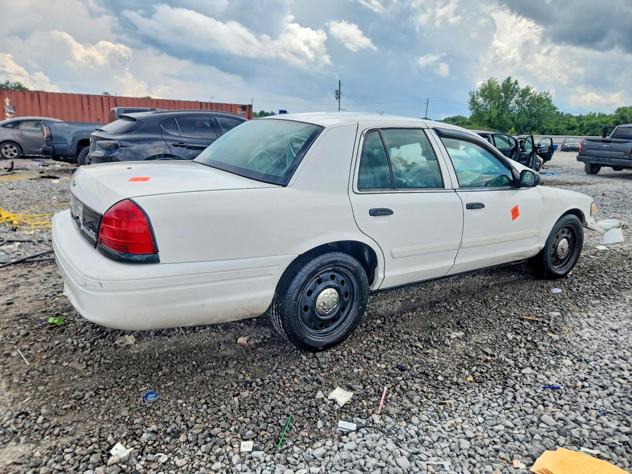 2011 Ford Crown Victoria Police Interceptor White vin: 2FABP7BV1BX137870