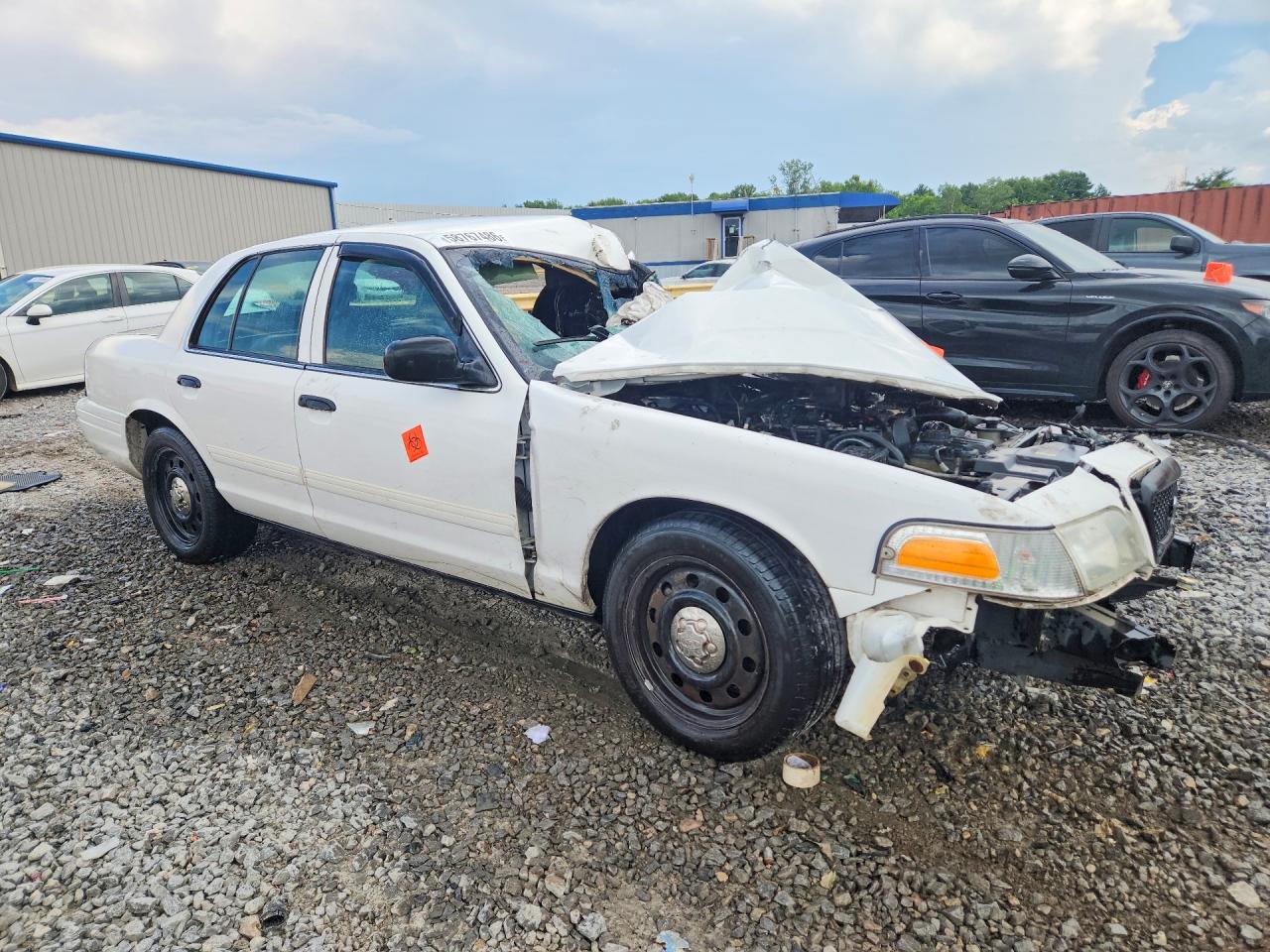 2011 Ford Crown Victoria Police Interceptor White vin: 2FABP7BV1BX137870