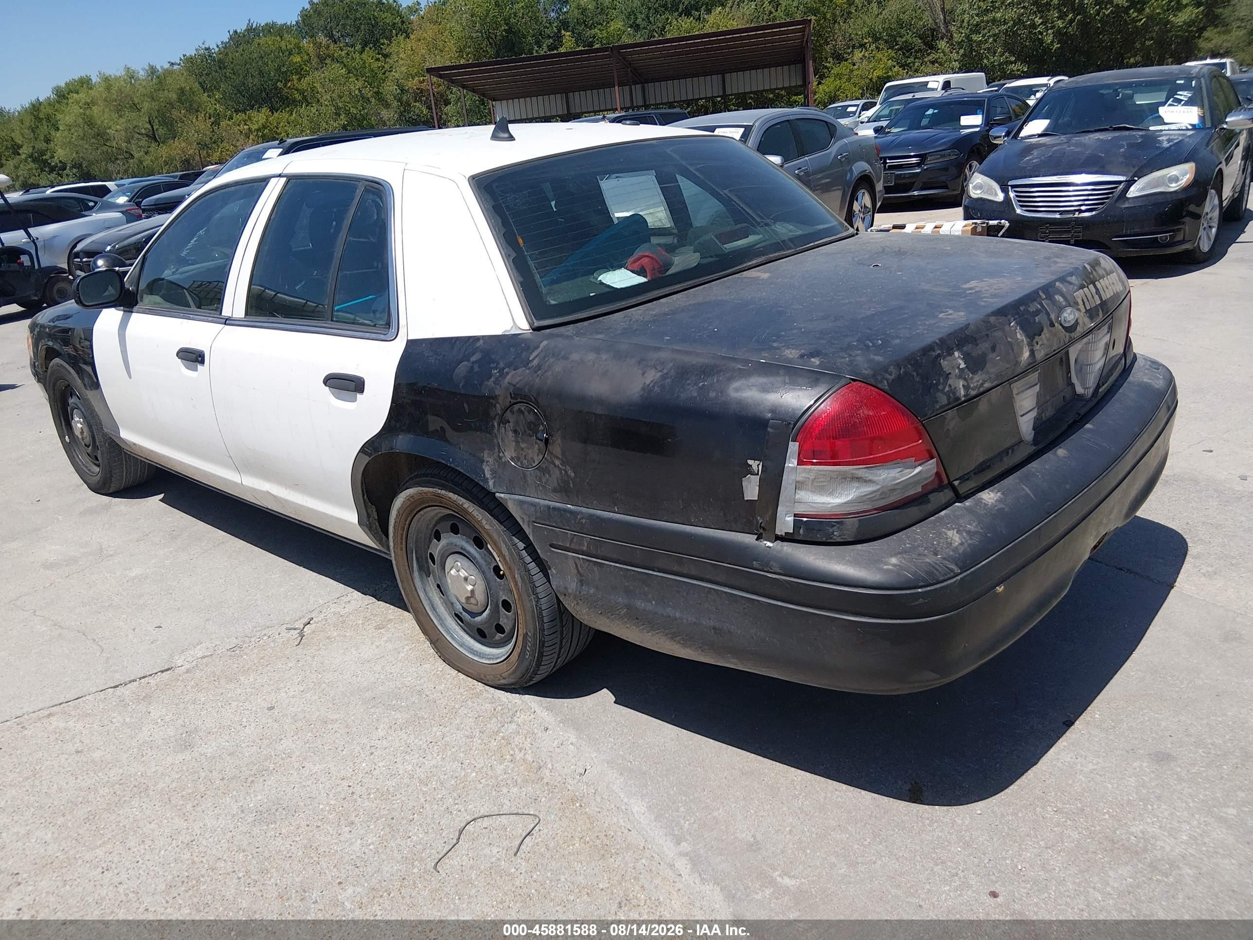 2011 Ford Crown Victoria Police Interceptor Black vin: 2FABP7BV1BX139585