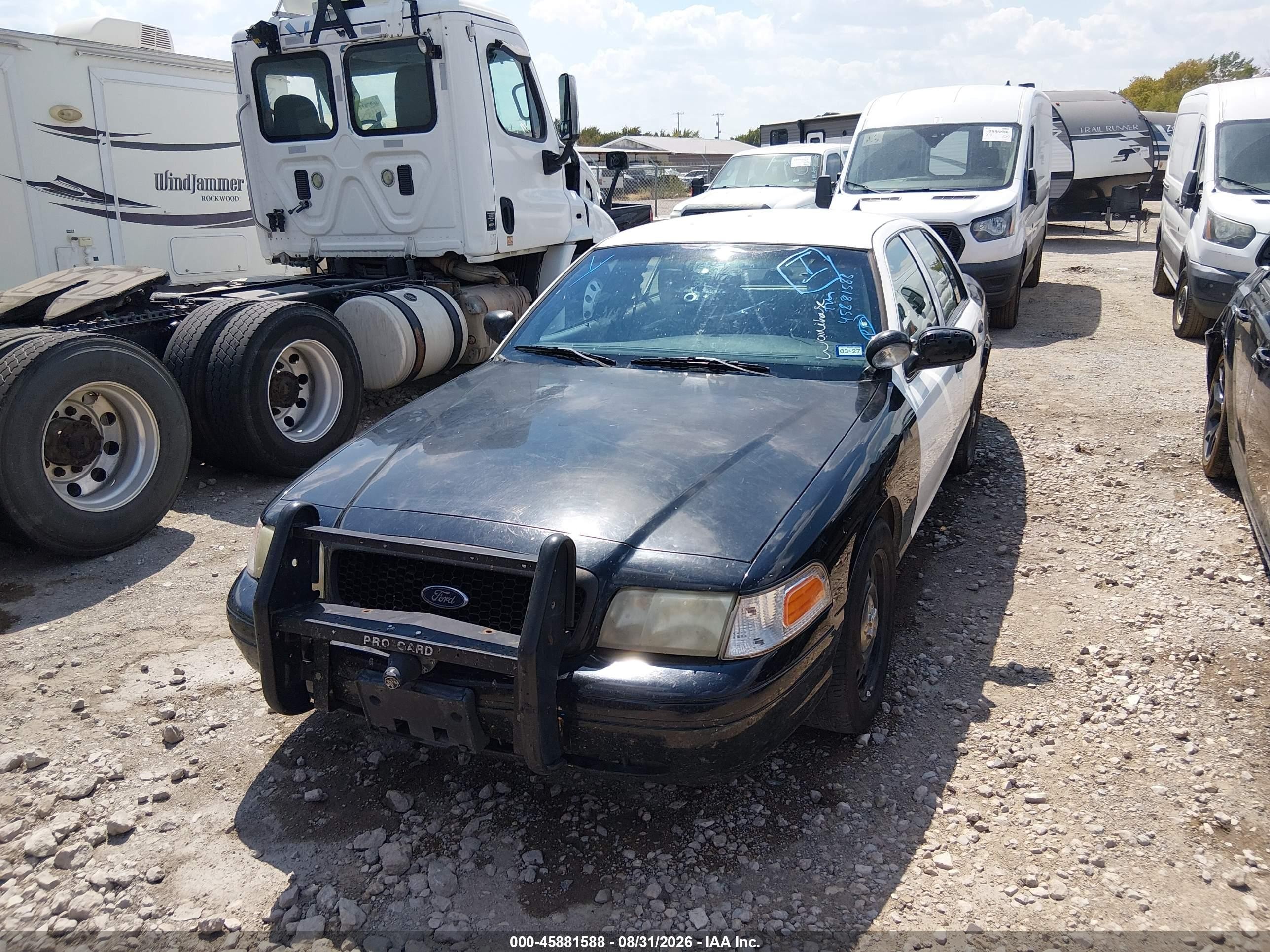 2011 Ford Crown Victoria Police Interceptor Black vin: 2FABP7BV1BX139585