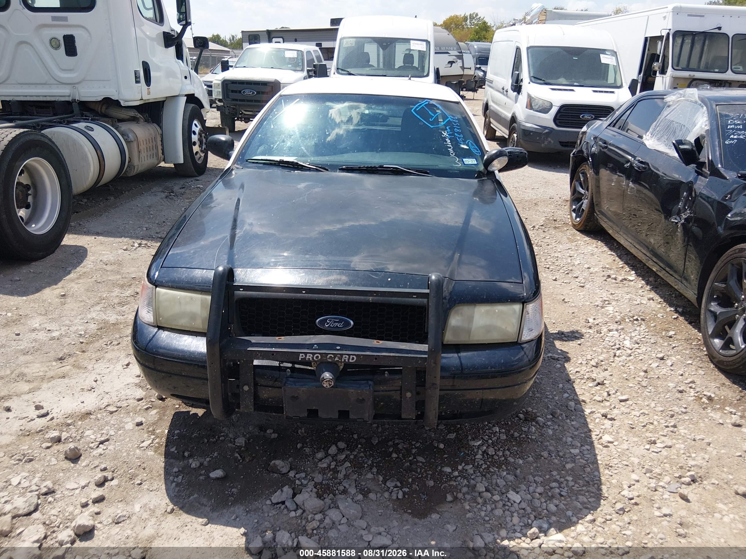 2011 Ford Crown Victoria Police Interceptor Black vin: 2FABP7BV1BX139585