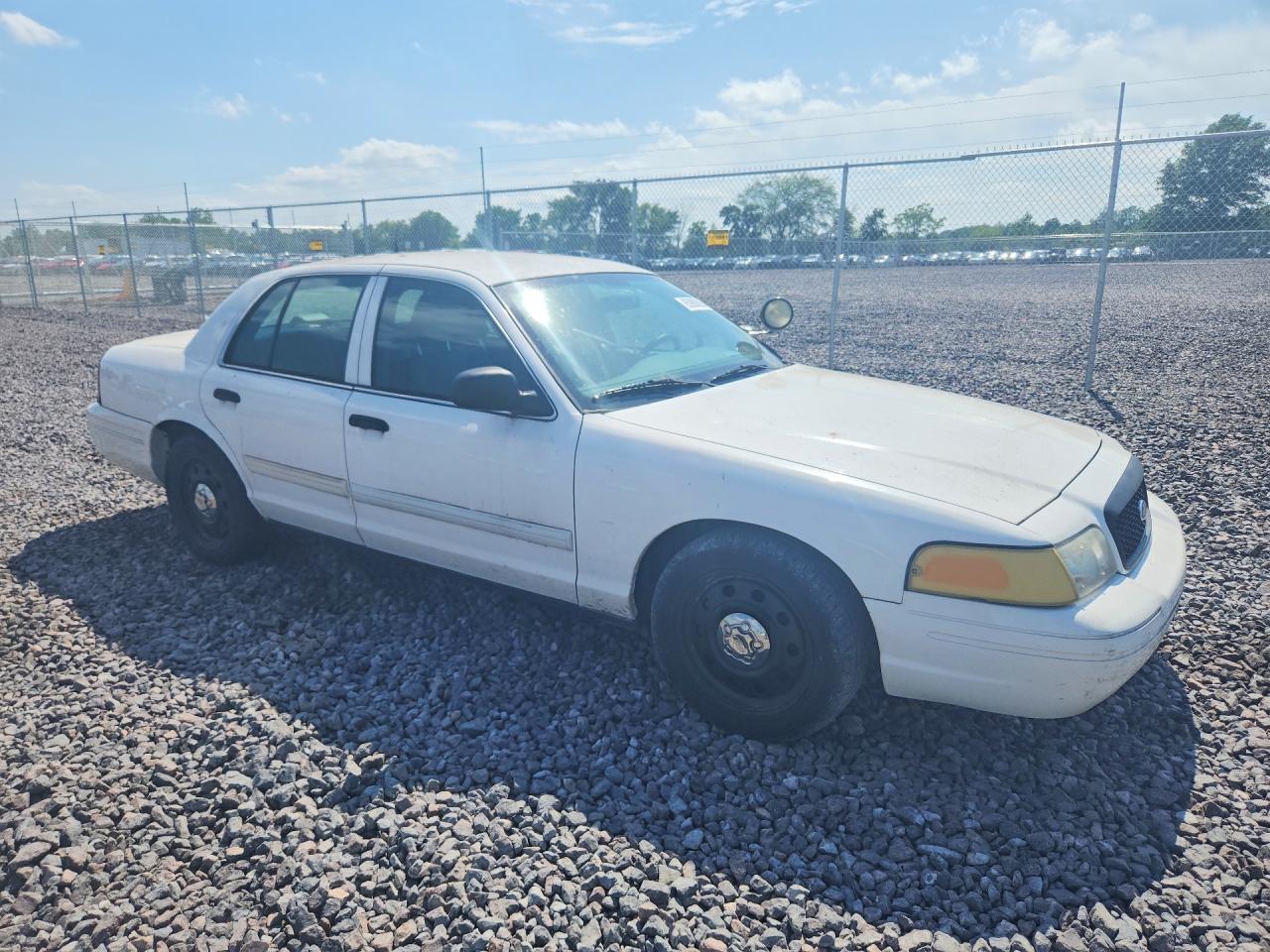 2010 Ford Crown Victoria Police Interceptor White vin: 2FABP7BV2AX101958