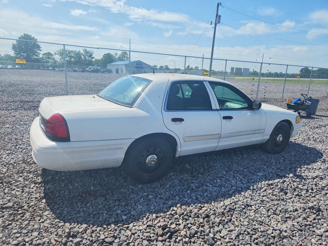 2010 Ford Crown Victoria Police Interceptor White vin: 2FABP7BV2AX101958